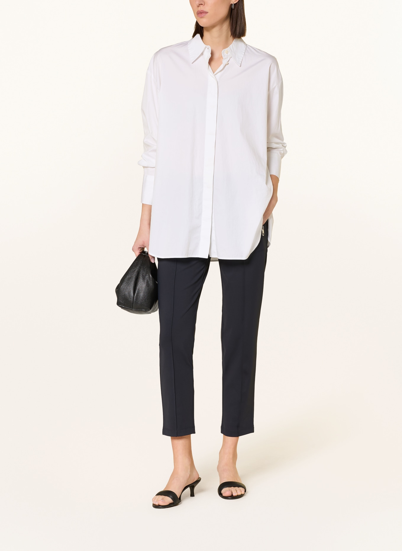 s.Oliver BLACK LABEL Hose im Jogging-Stil: DUNKELBLAU