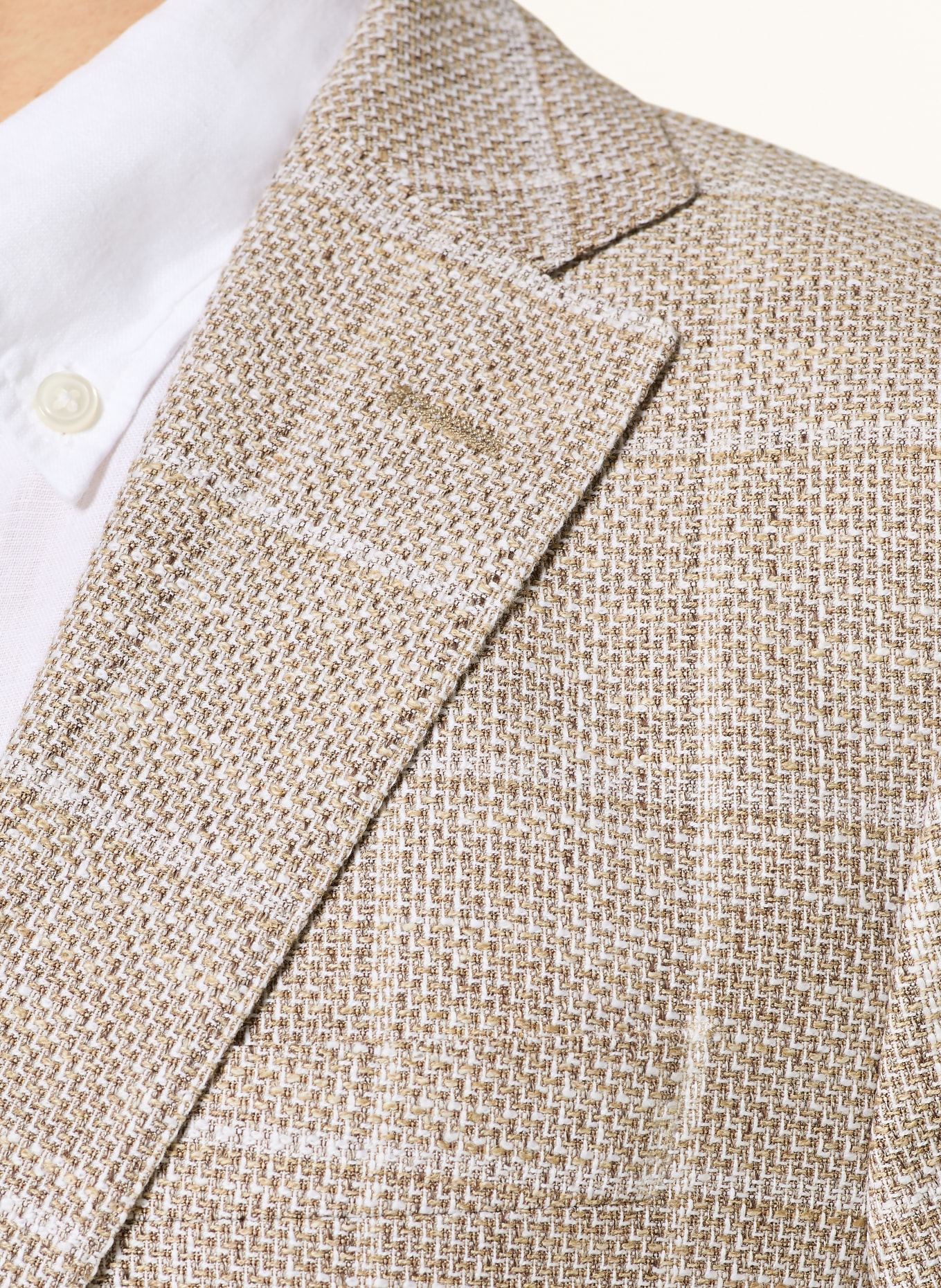 BOSS HUTSON Slim Fit Jacket: TAUPE / LIGHT BROWN / CREAM