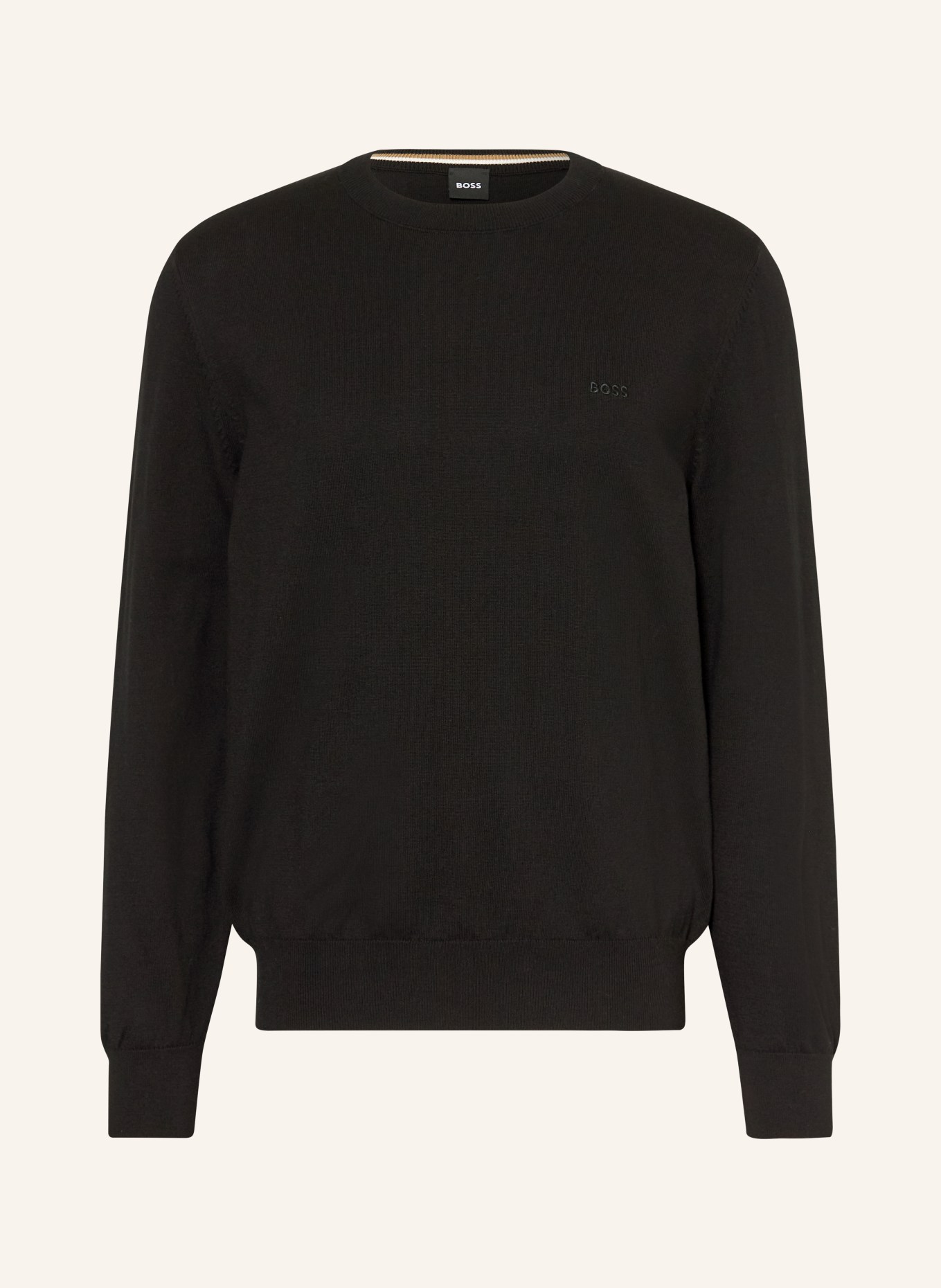BOSS Pullover UPACAS: SCHWARZ