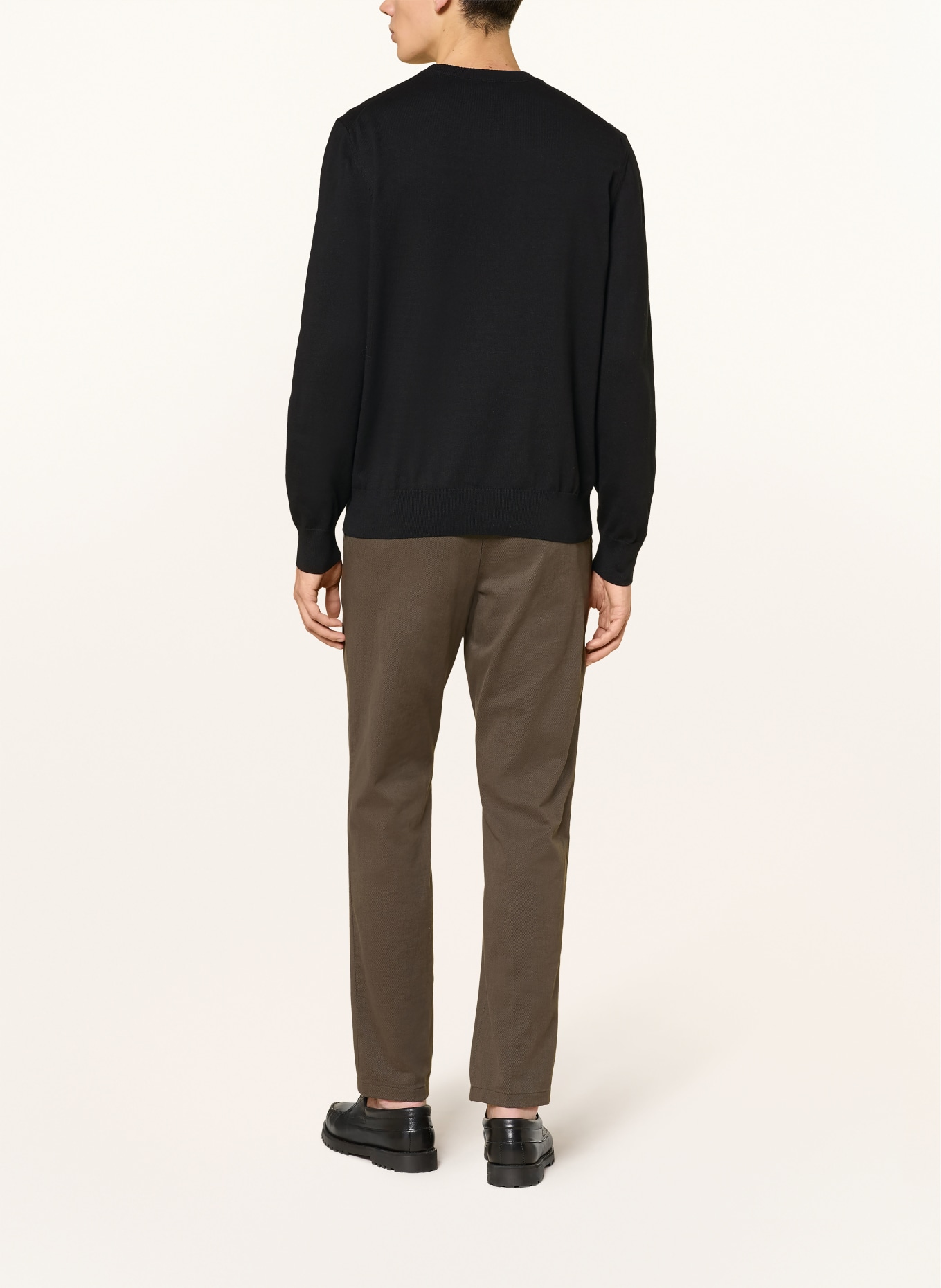 BOSS Pullover UPACAS: SCHWARZ