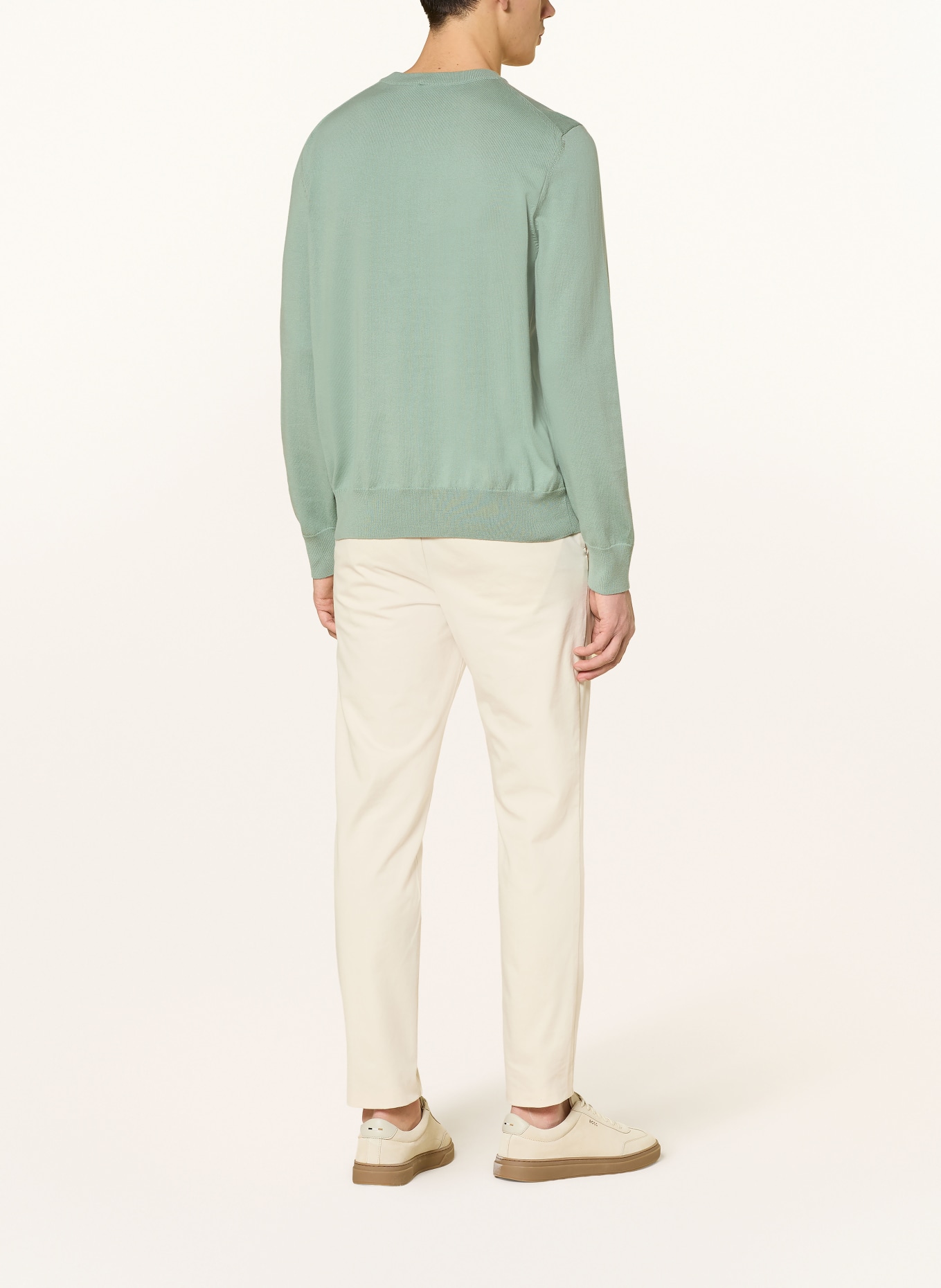 BOSS Pullover UPACAS: HELLGRÜN