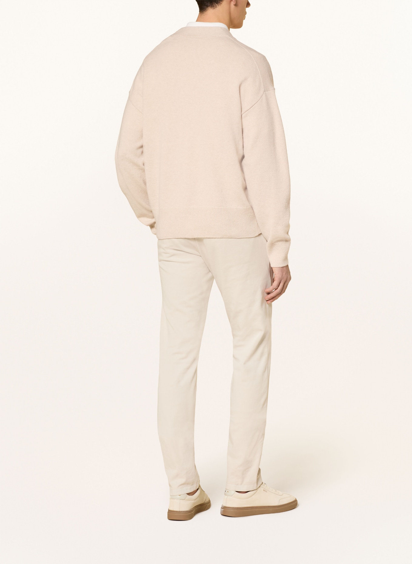 BOSS Strickjacke UCONE: CREME