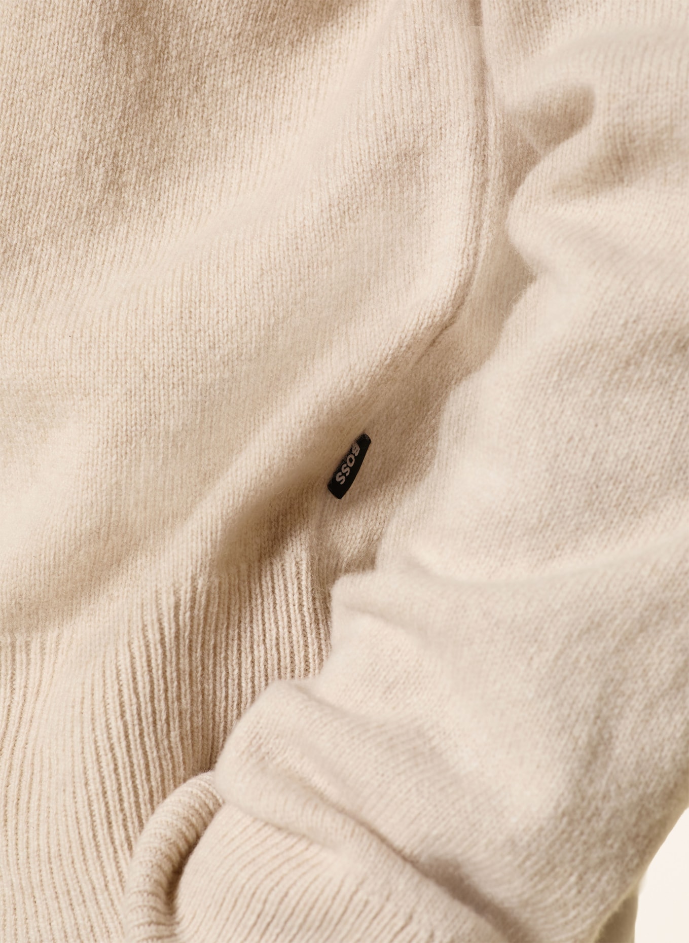 BOSS Strickjacke UCONE: CREME