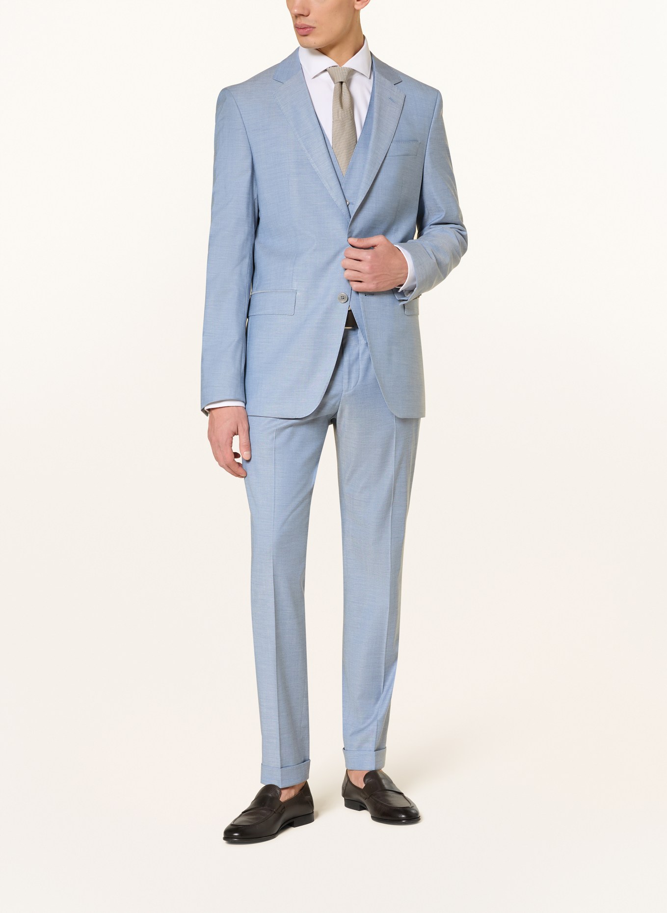 BOSS HUGE Slim Fit Suit Jacket: 531 LIGHT/PASTEL PURPLE