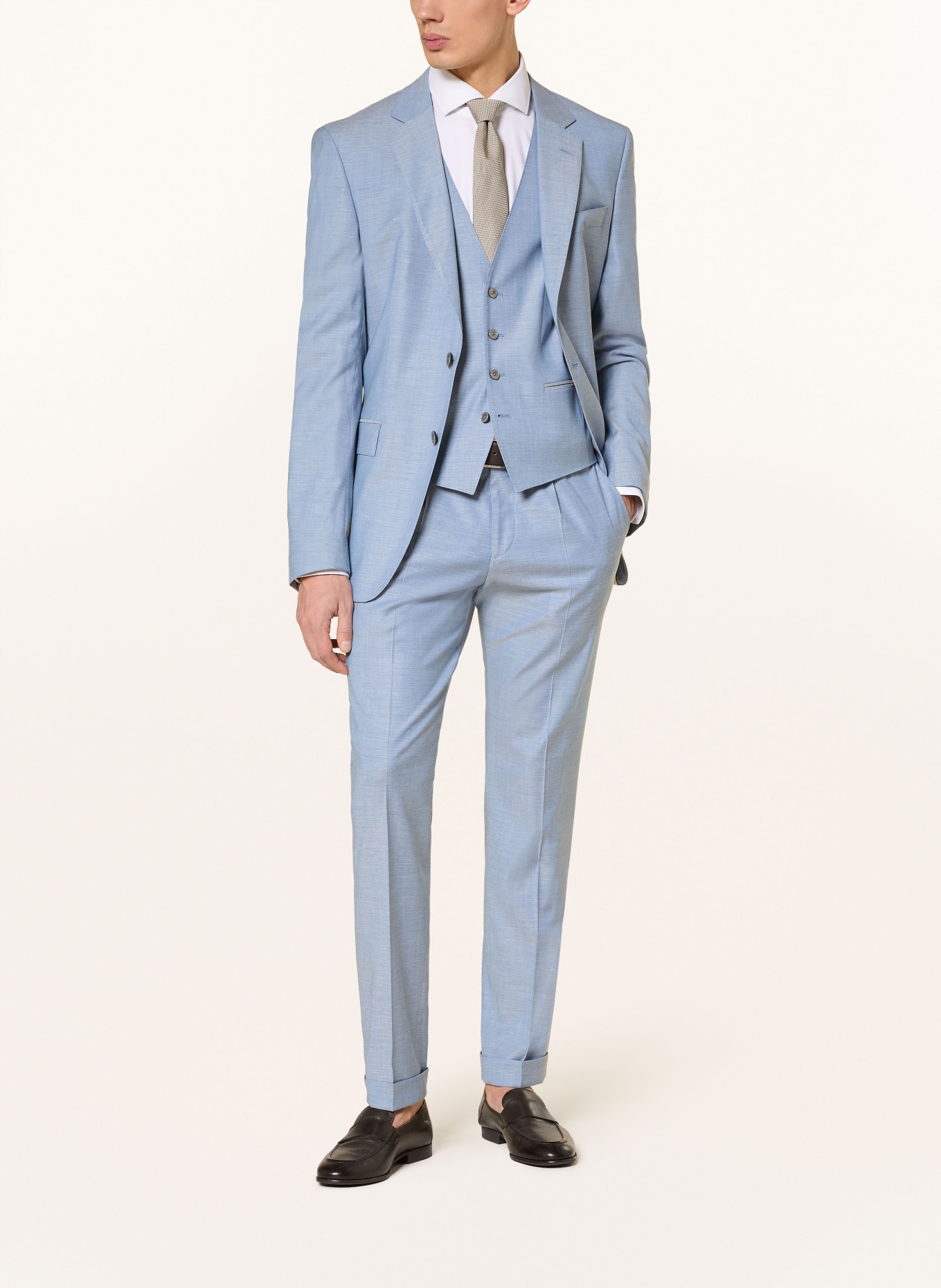 BOSS Anzughose GENIUS Slim Fit: 531 LIGHT/PASTEL PURPLE