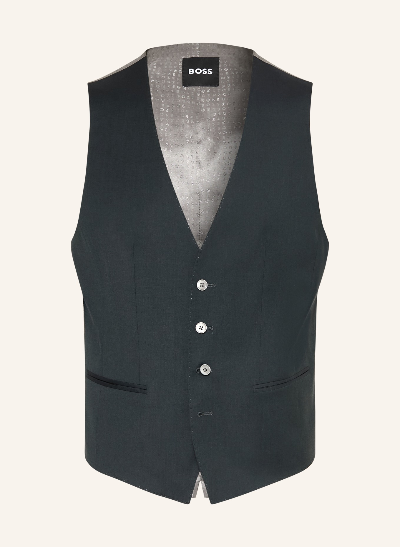 BOSS Anzugweste HUGE Slim Fit: 348 OPEN GREEN