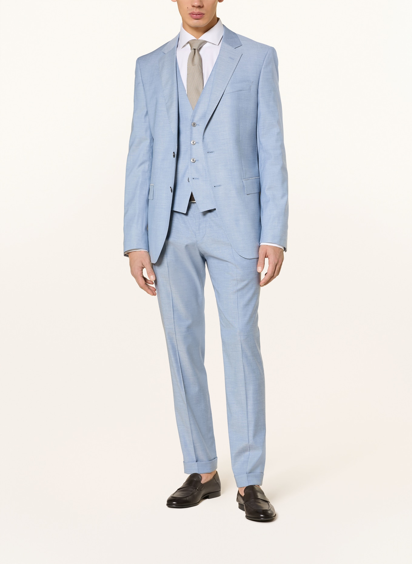 BOSS Anzugweste HUGE Slim Fit: 531 LIGHT/PASTEL PURPLE