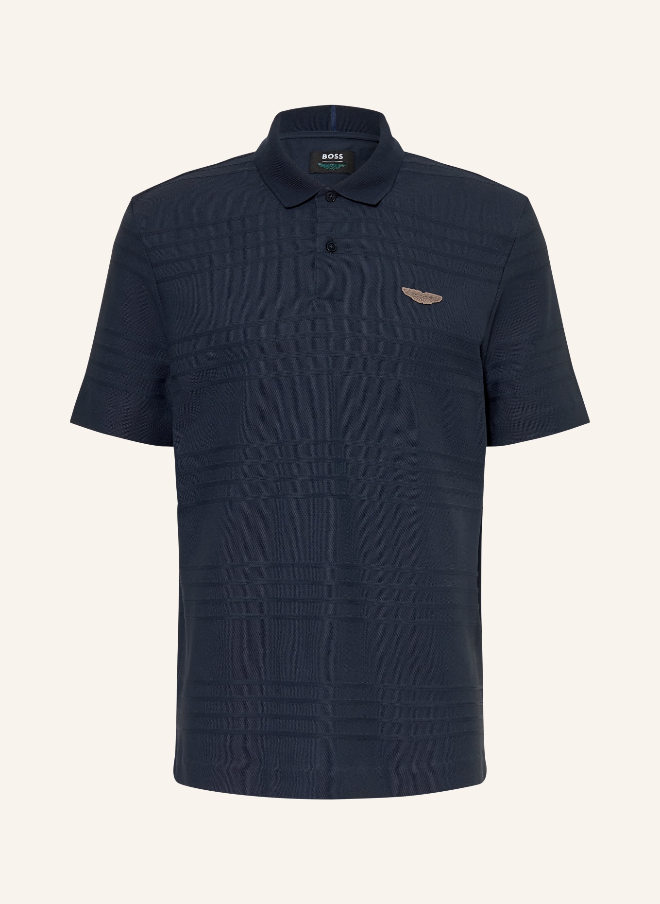BOSS Piqué-Poloshirt PARRIS: DUNKELBLAU