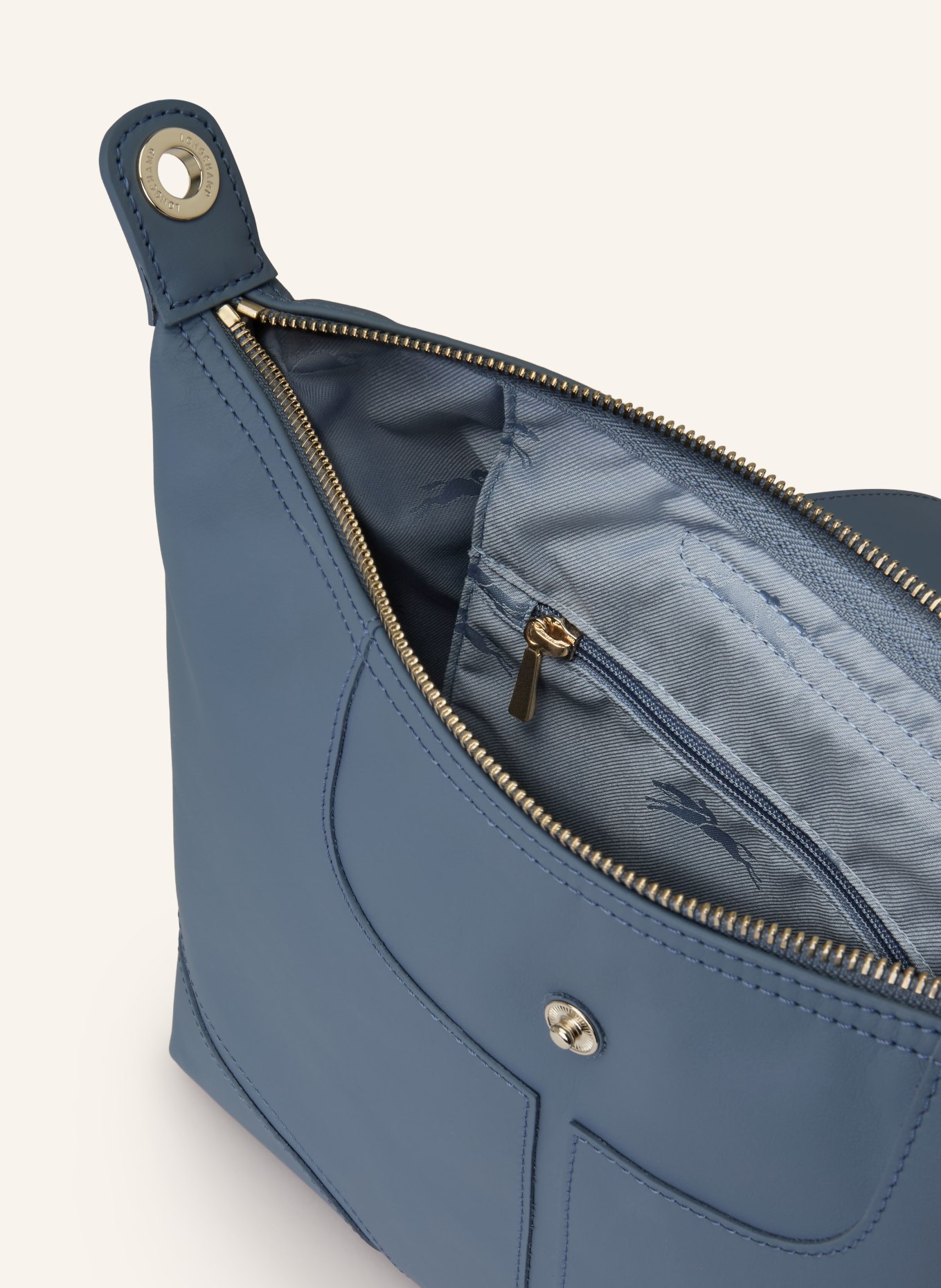 LONGCHAMP Schultertasche LE PLIAGE XTRA: HELLBLAU / GOLD