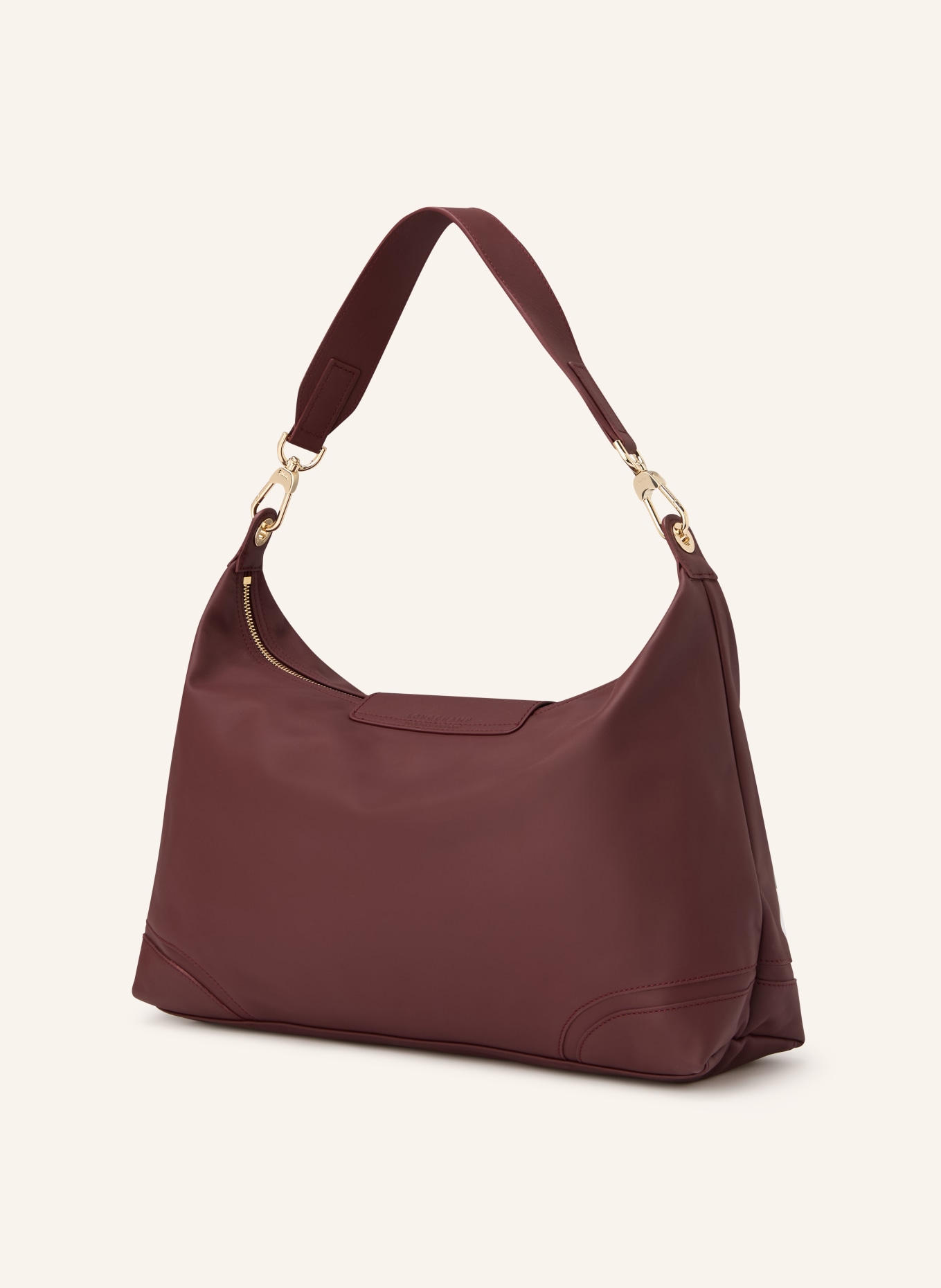 LONGCHAMP Schultertasche LE PLIAGE XTRA: DUNKELROT / GOLD