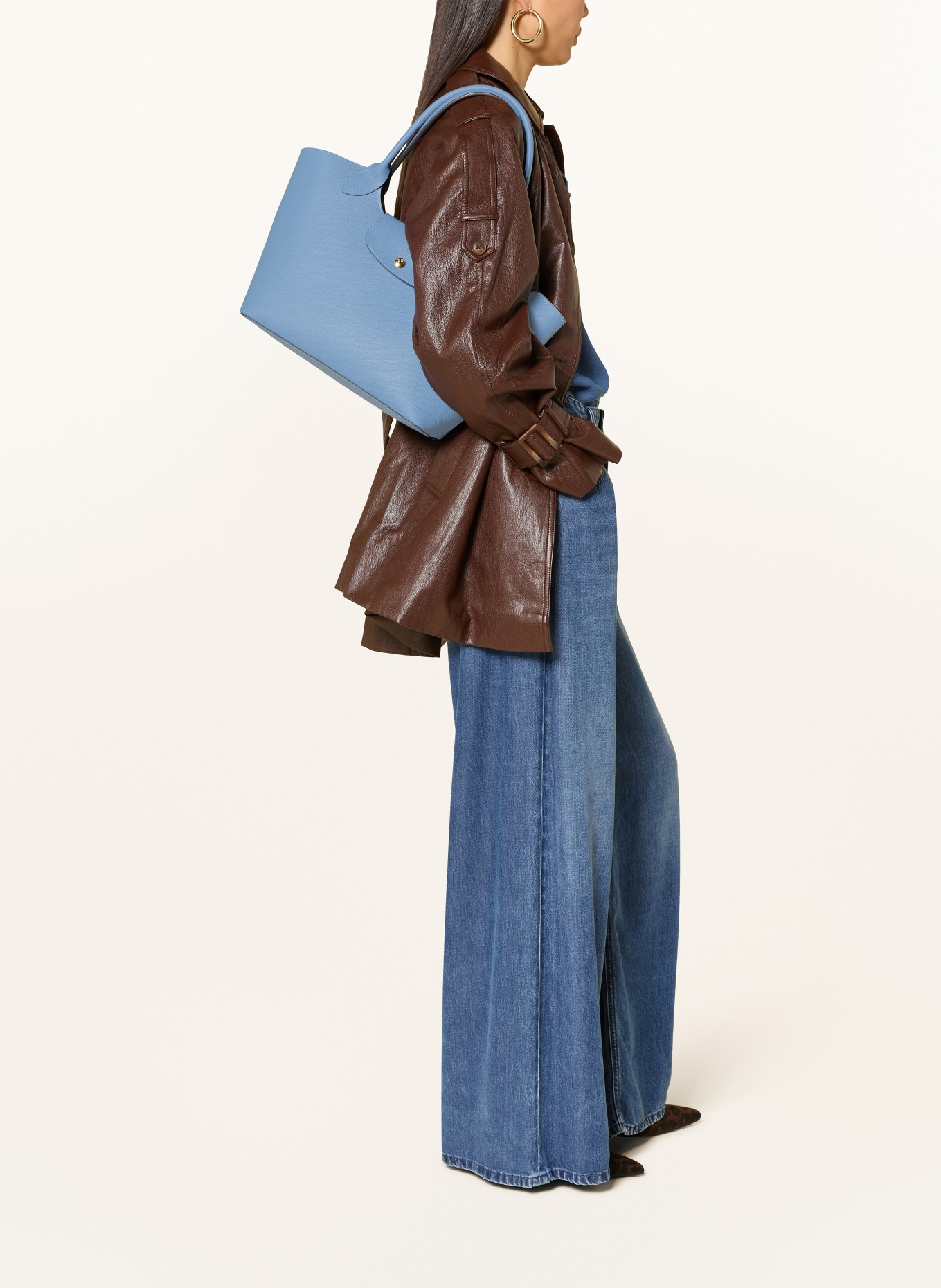 LONGCHAMP Shopper ÉPURE LARGE: BLAU