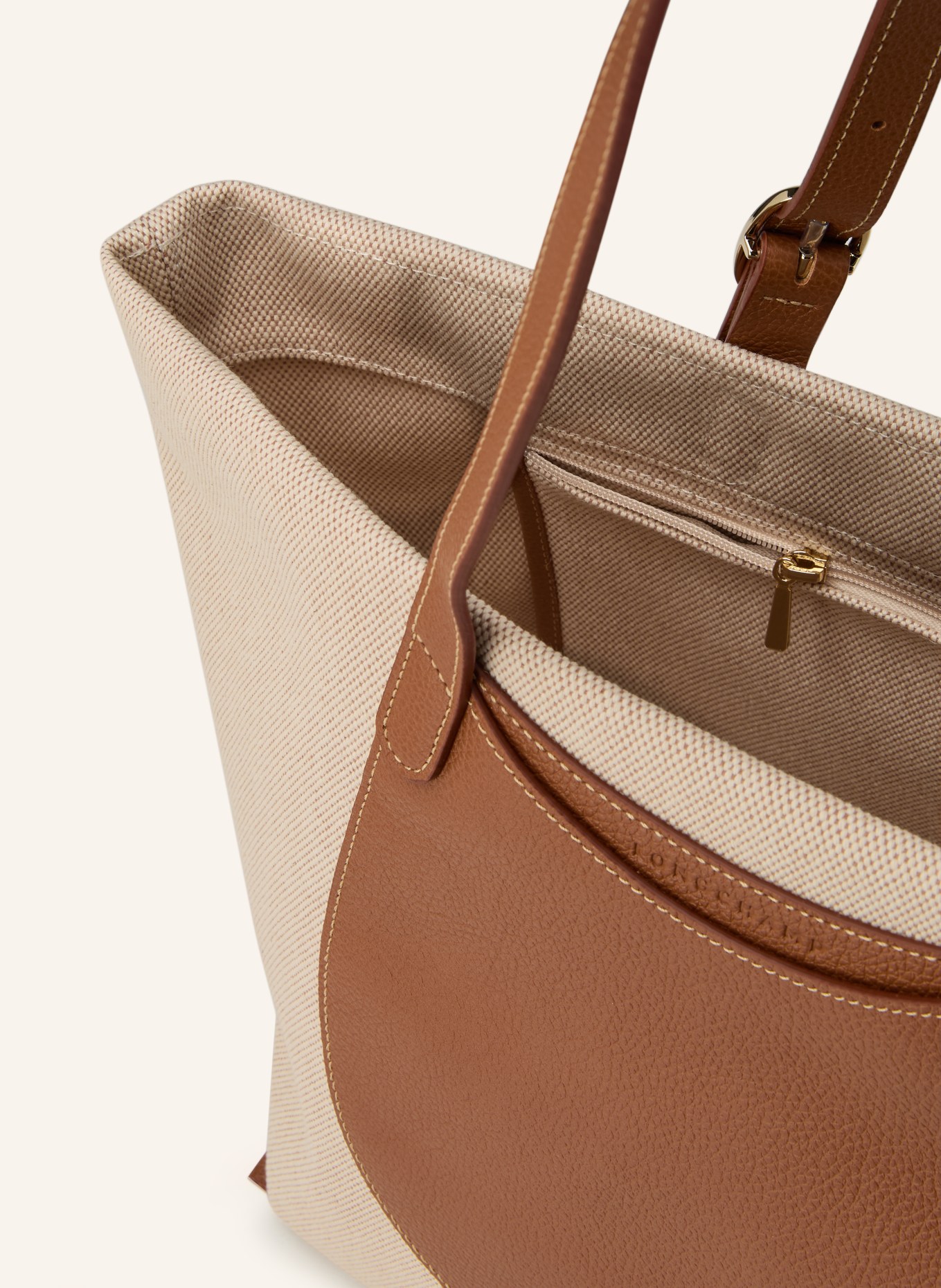 LONGCHAMP Shopper COMPLICE: CAMEL / BRAUN