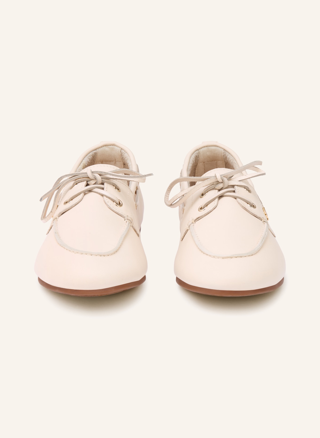 TOMMY HILFIGER Bootsschuhe: ECRU