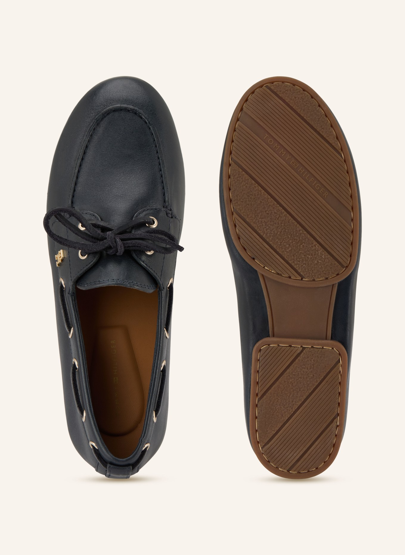 TOMMY HILFIGER Bootsschuhe: DUNKELBLAU