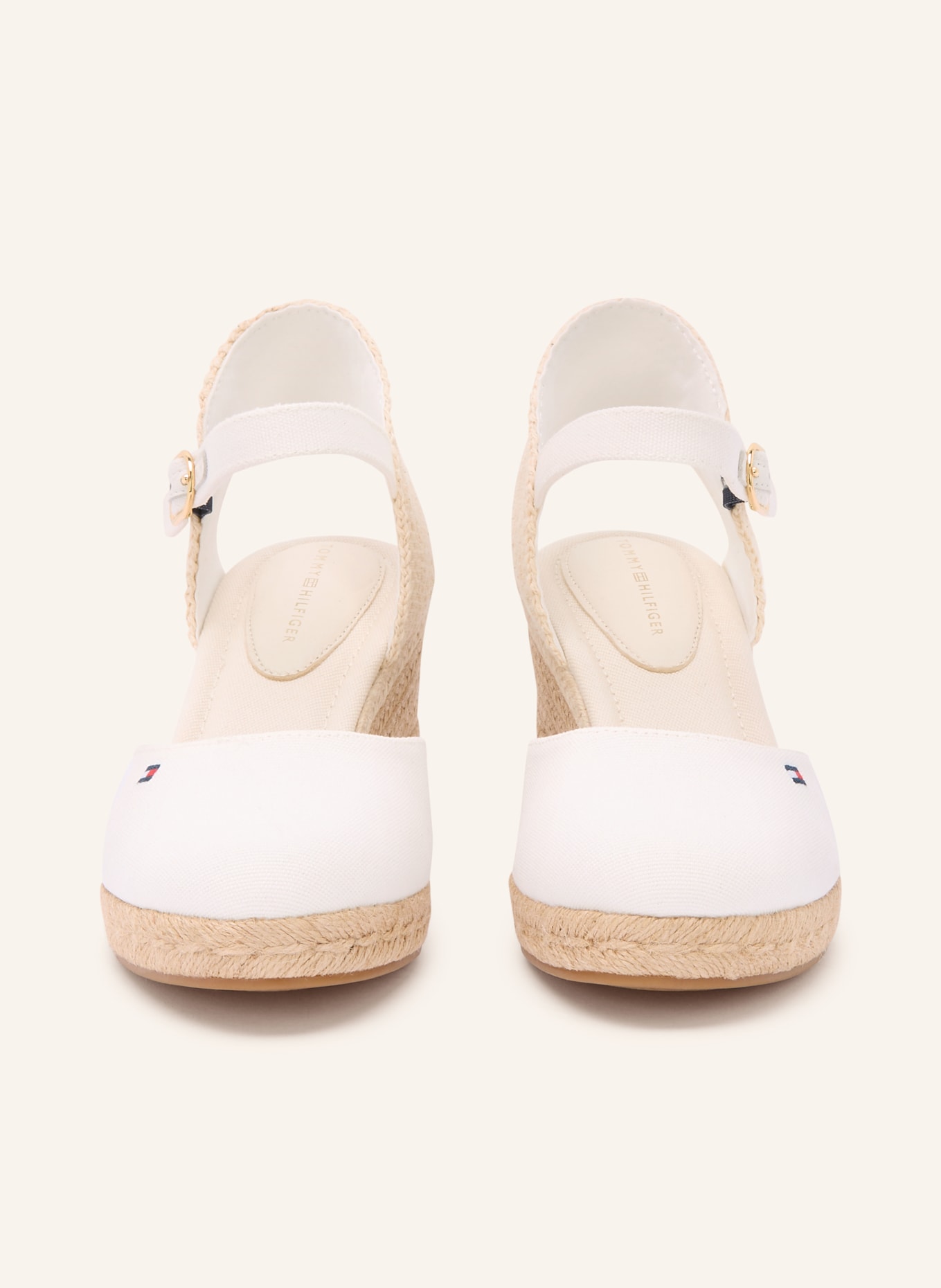 TOMMY HILFIGER Wedges: ECRU