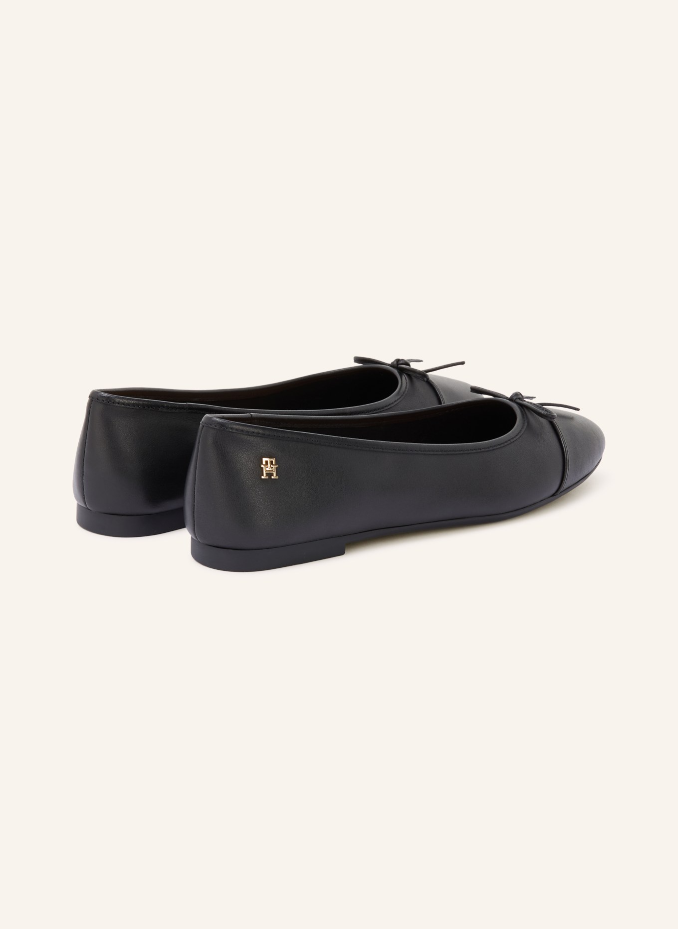 TOMMY HILFIGER Ballerinas: SCHWARZ