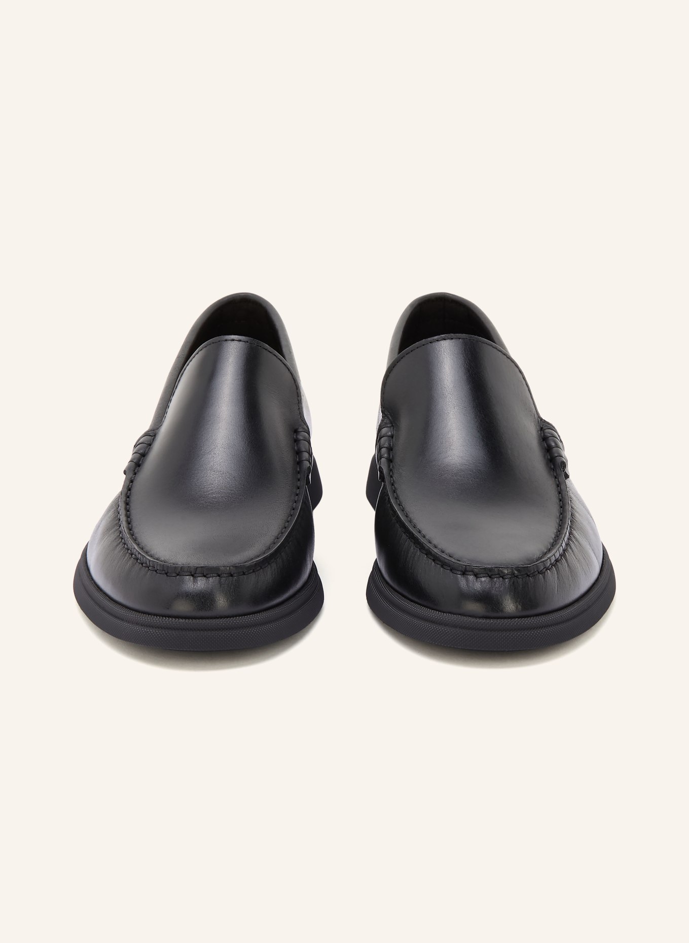 BOSS Mokasyny SIENNE: CZARNY