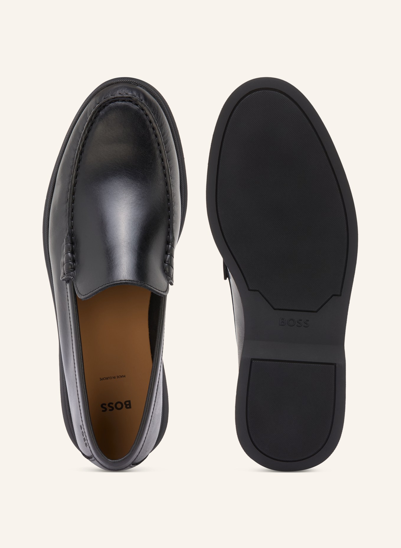 BOSS Mokasyny SIENNE: CZARNY