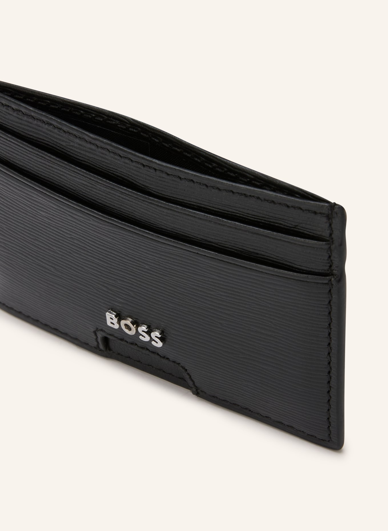 BOSS Etui na karty LUMINARY: CZARNY