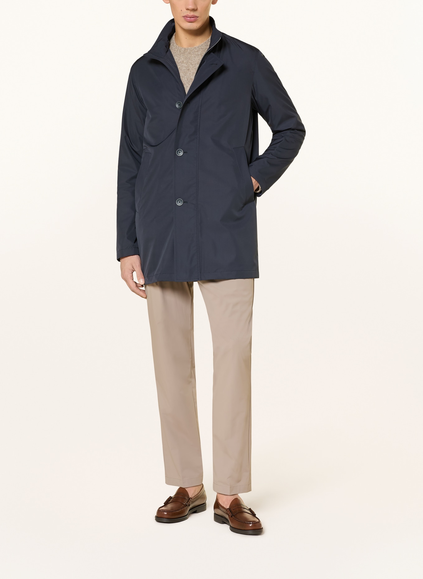 HERNO coat: DARK BLUE