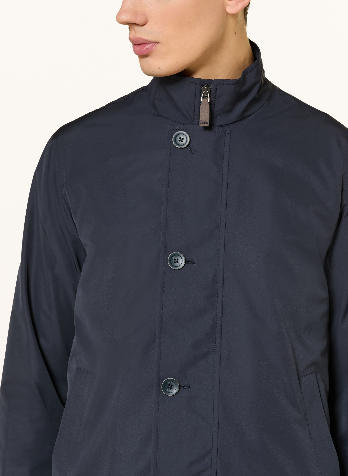 HERNO coat: DARK BLUE