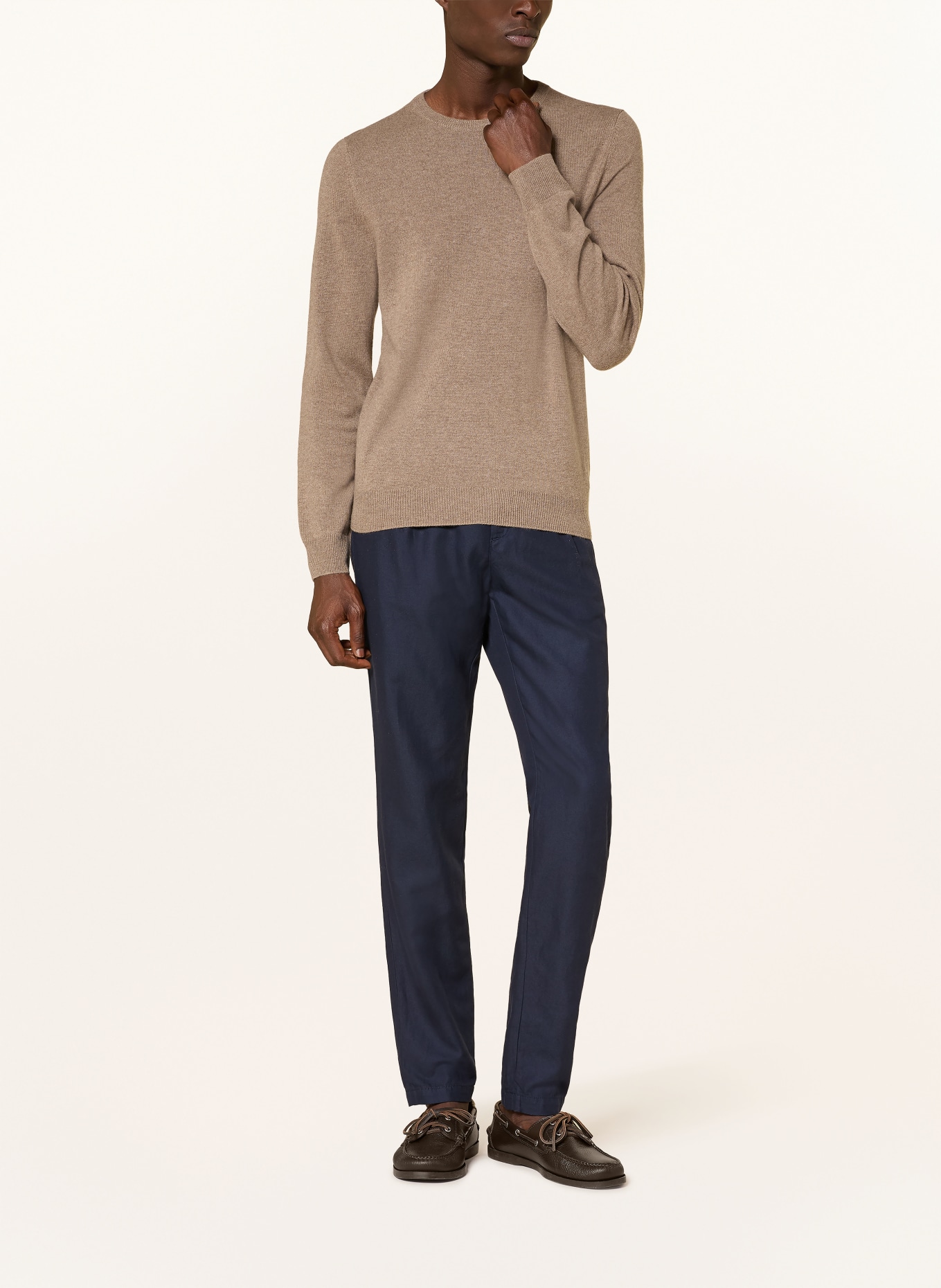 FTC CASHMERE Kašmírový svetr: HNĚDÁ