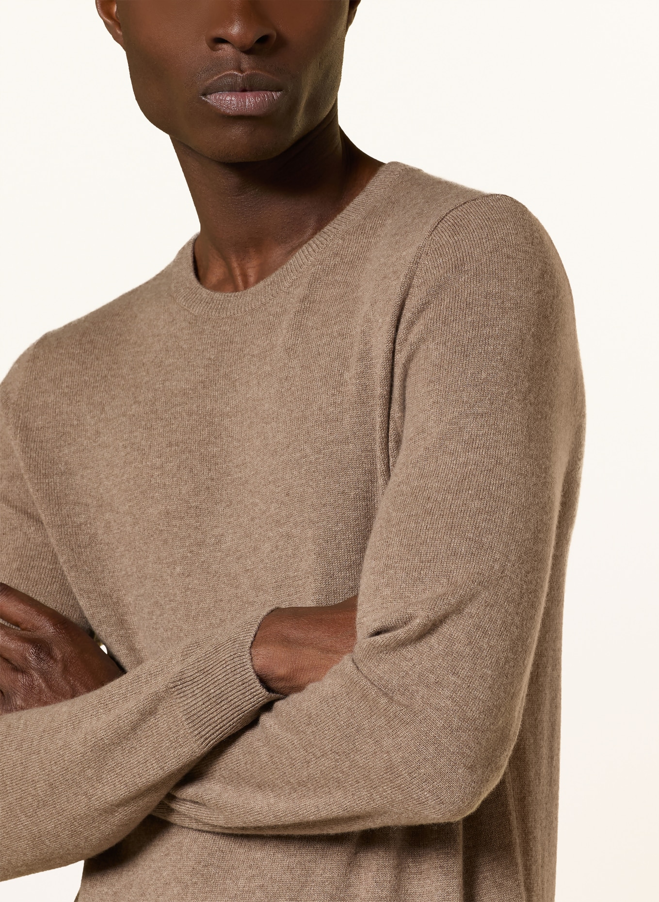 FTC CASHMERE Kašmírový svetr: HNĚDÁ