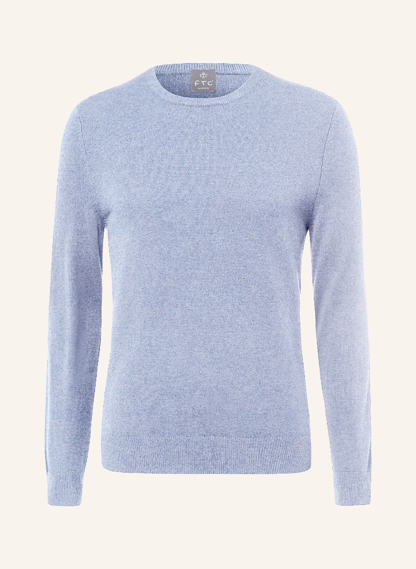 FTC CASHMERE Cashmere-Pullover: HELLBLAU