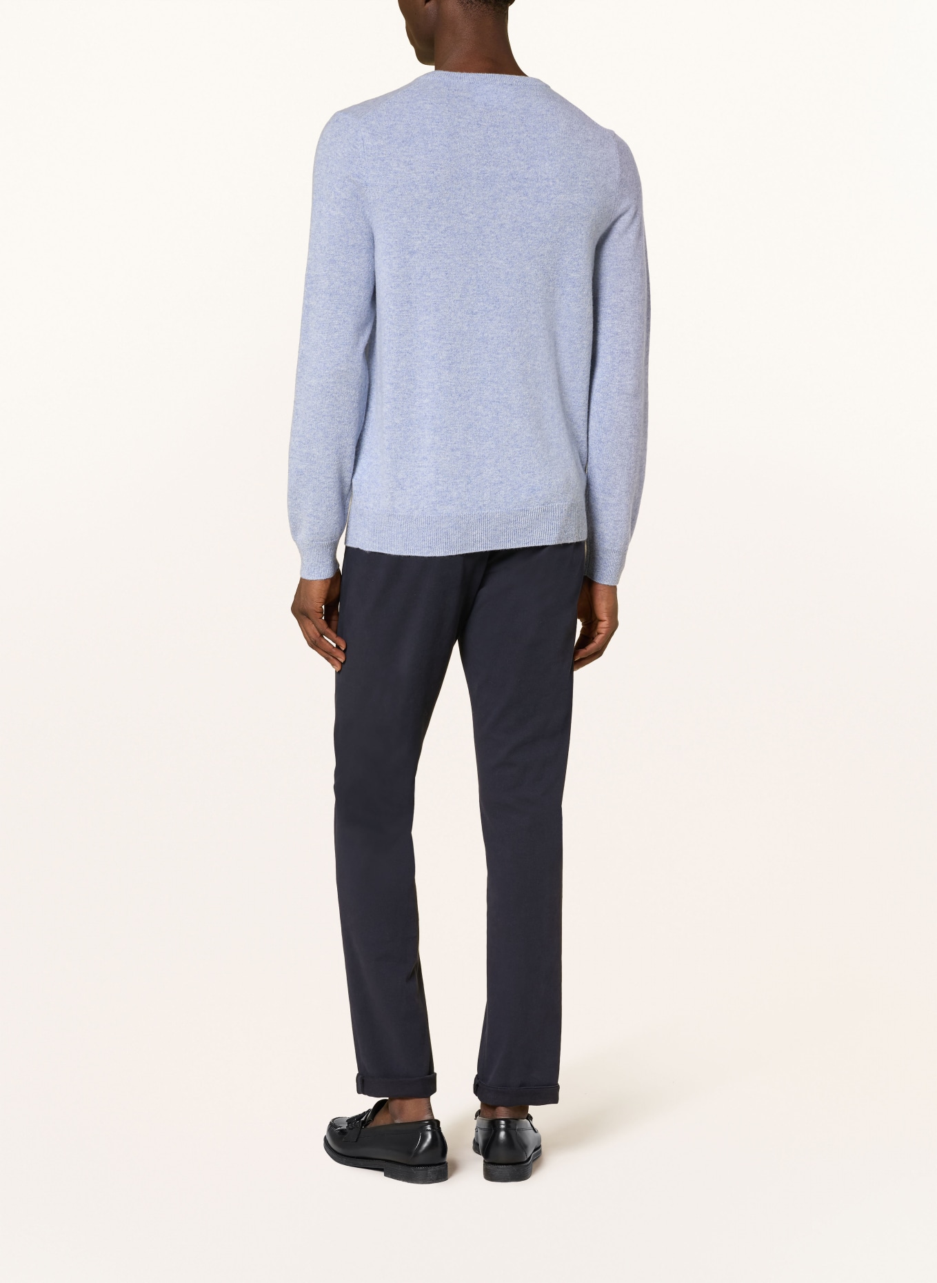 FTC CASHMERE Cashmere-Pullover: HELLBLAU