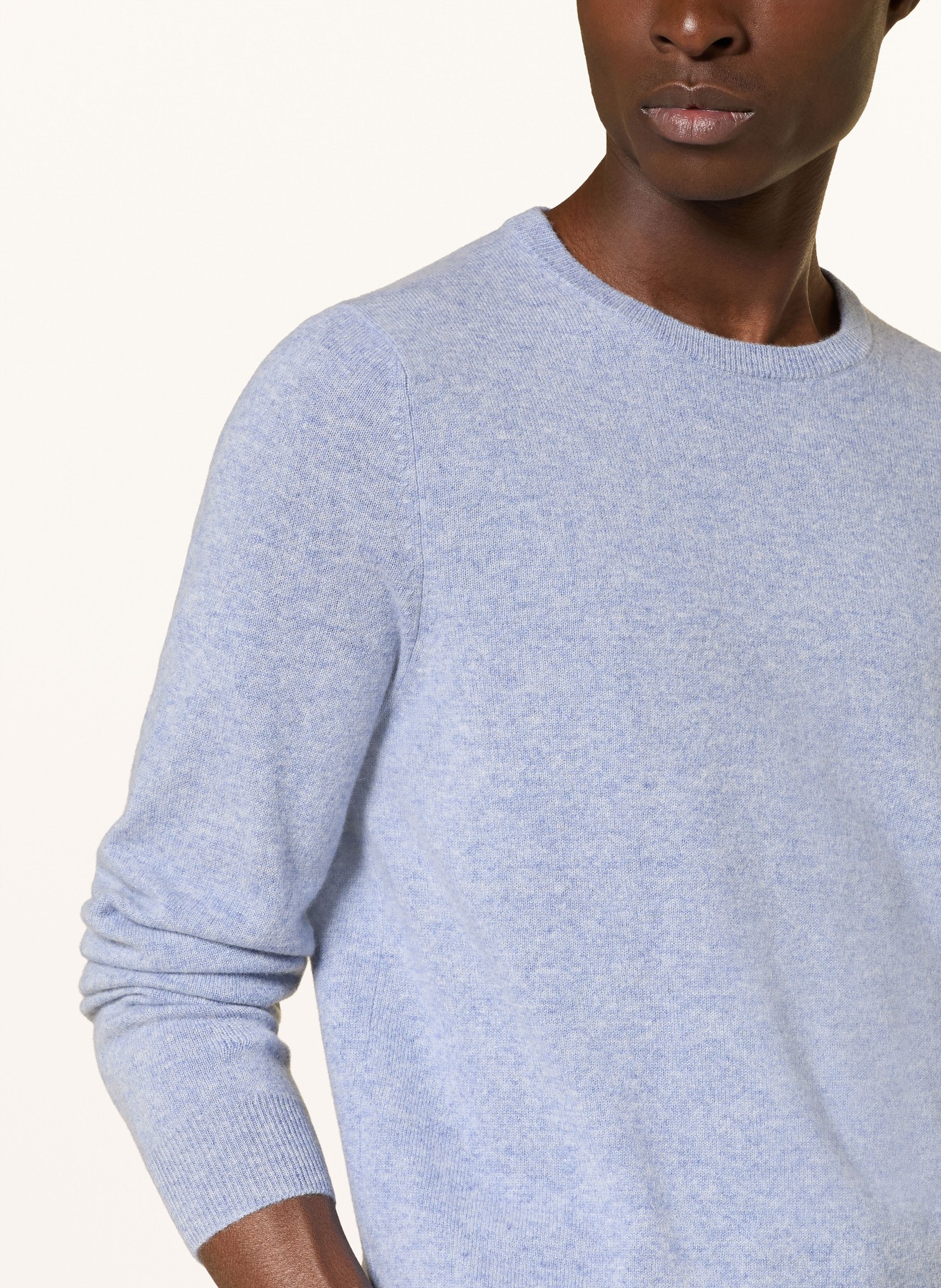 FTC CASHMERE Cashmere-Pullover: HELLBLAU