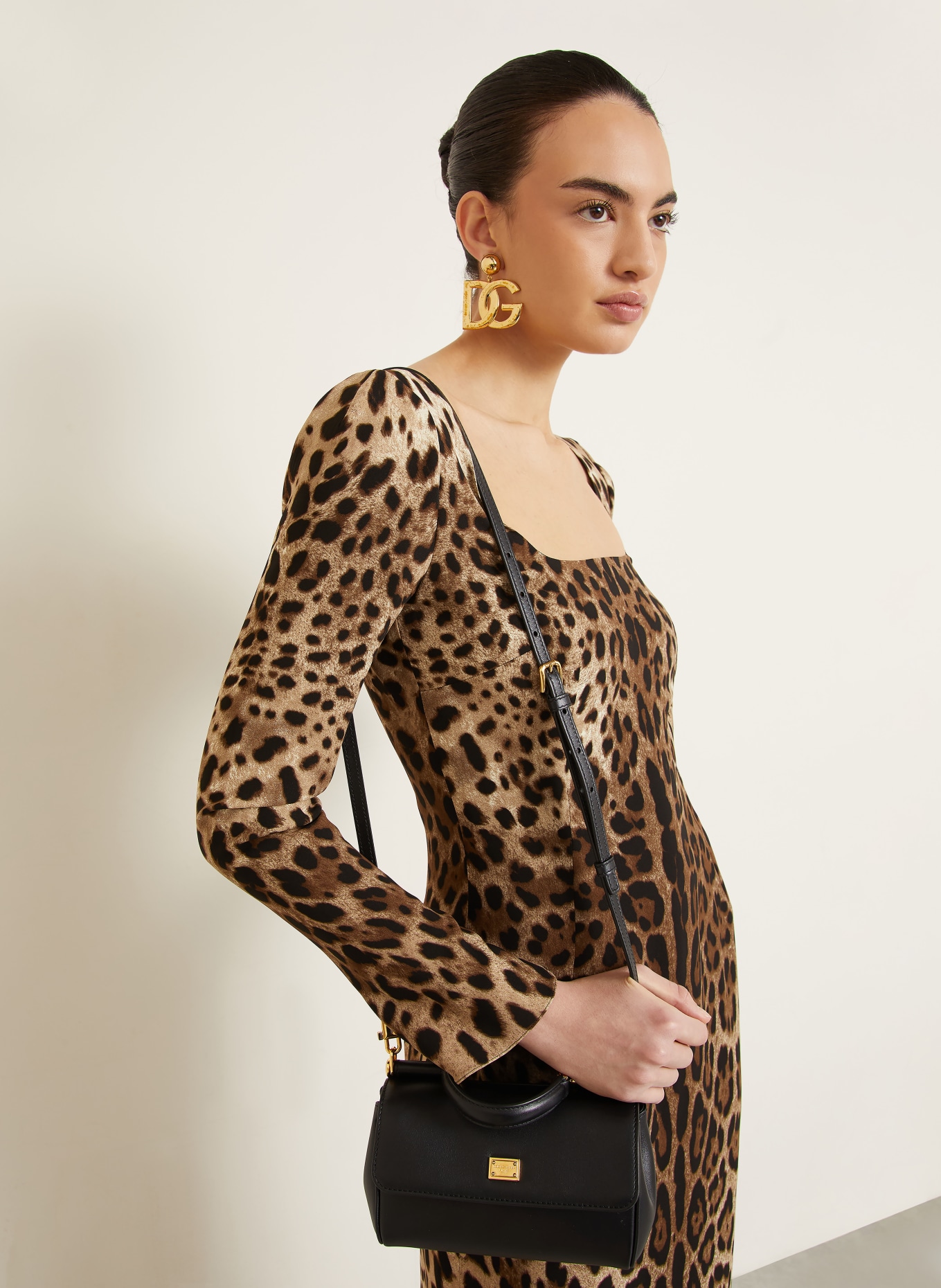 DOLCE & GABBANA torebka: CZARNY / ZŁOTY