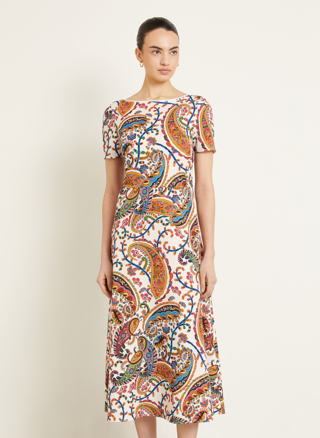 ETRO sukienka: CZERWONY / POMARAŃCZOWY / ZIELONY