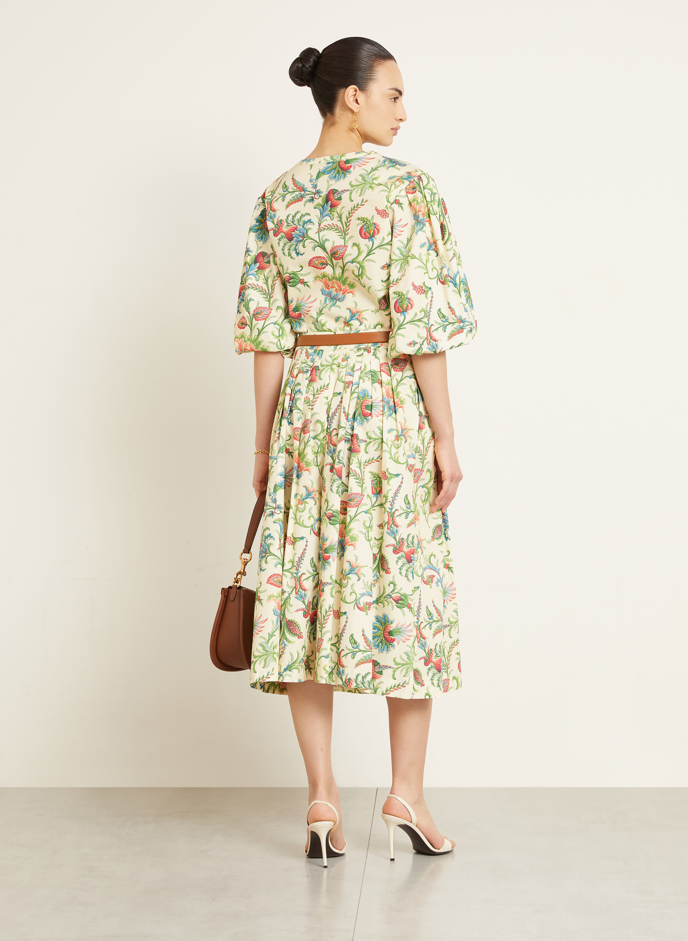 ETRO Blusenshirt mit 3/4-Arm: HELLGELB / ROT / GRÜN