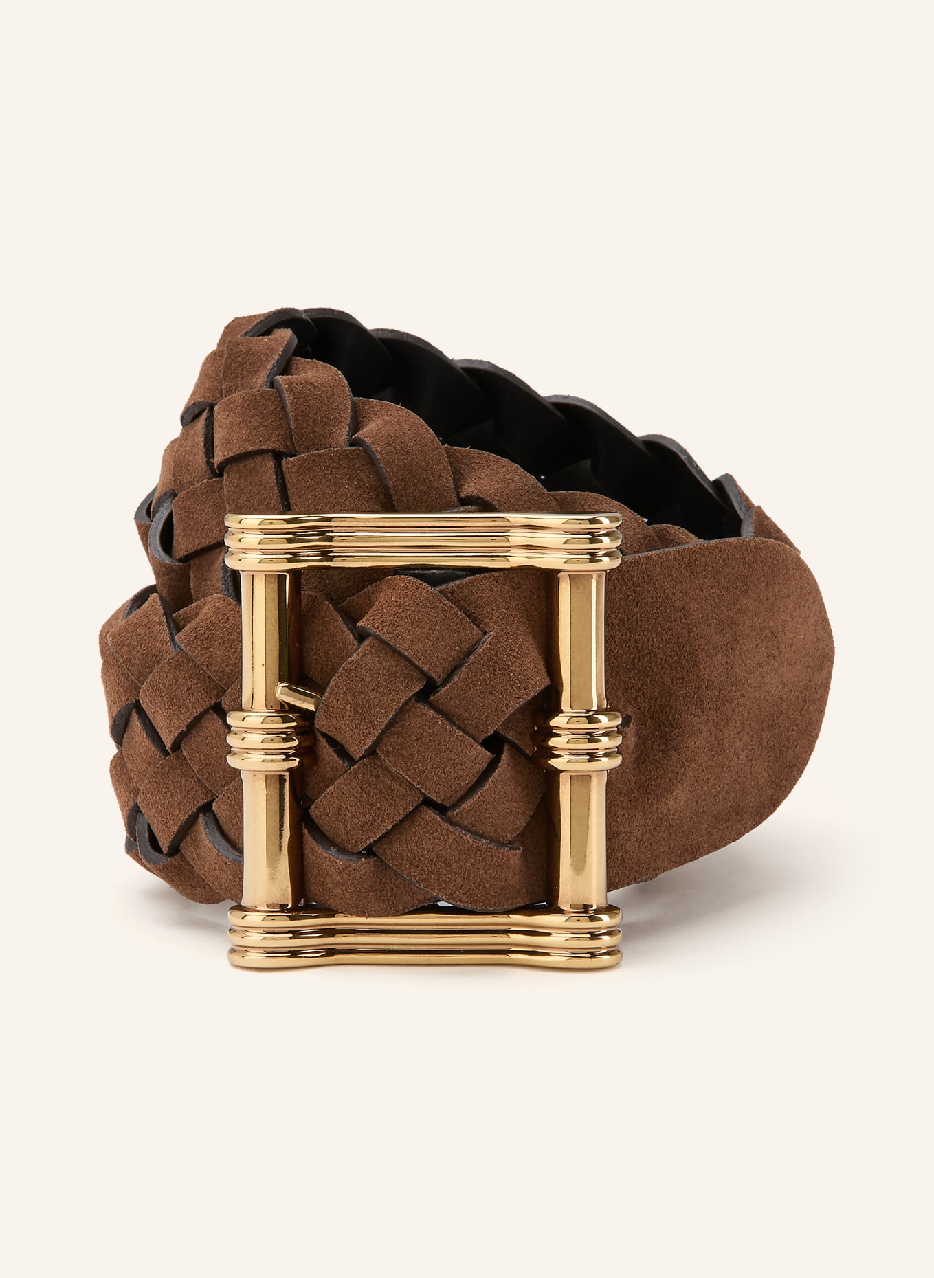 ETRO Oboustranný kožený opasek: HNĚDÁ / ČERNÁ