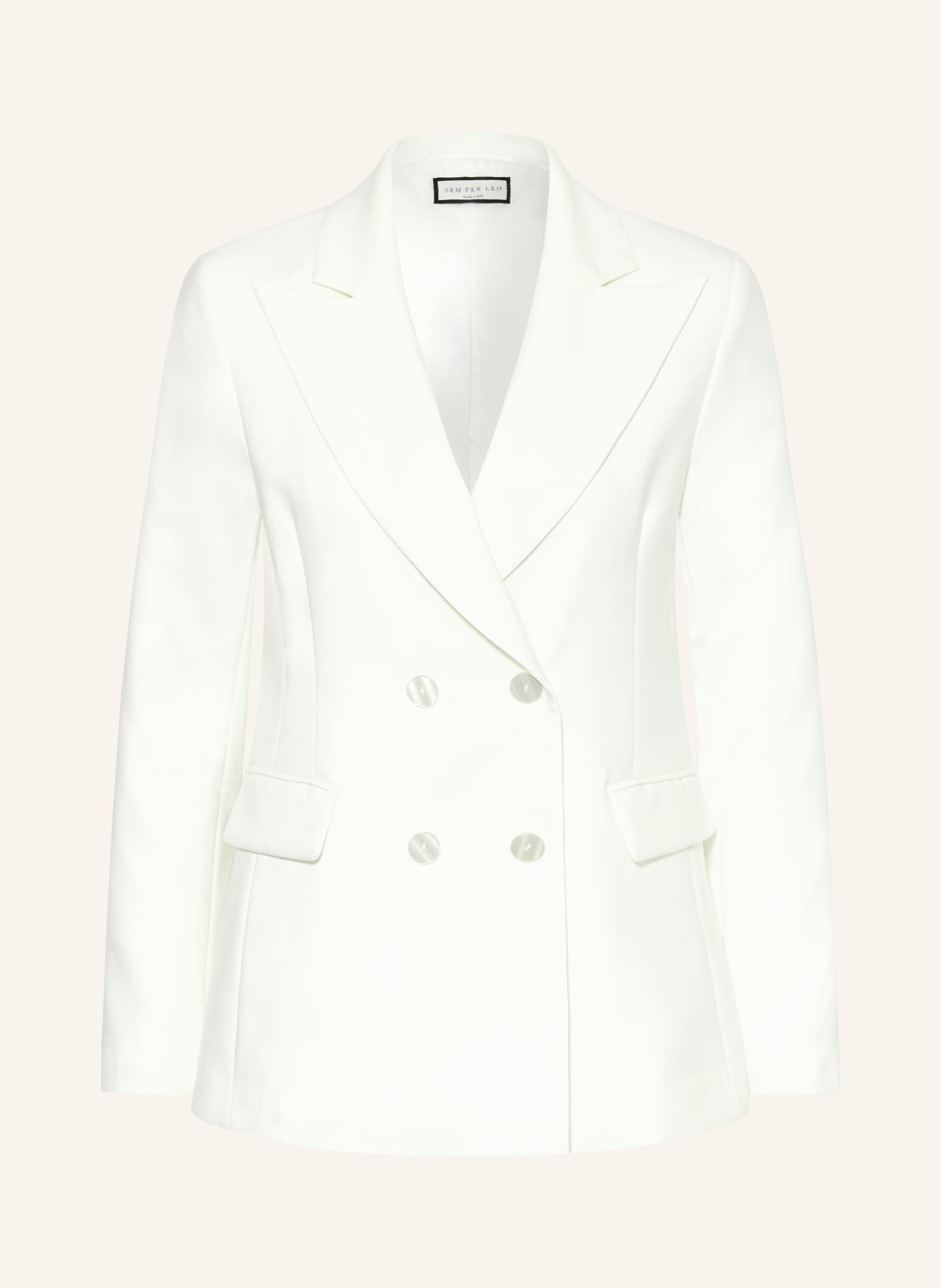 SEM PER LEI Blazer: ECRU