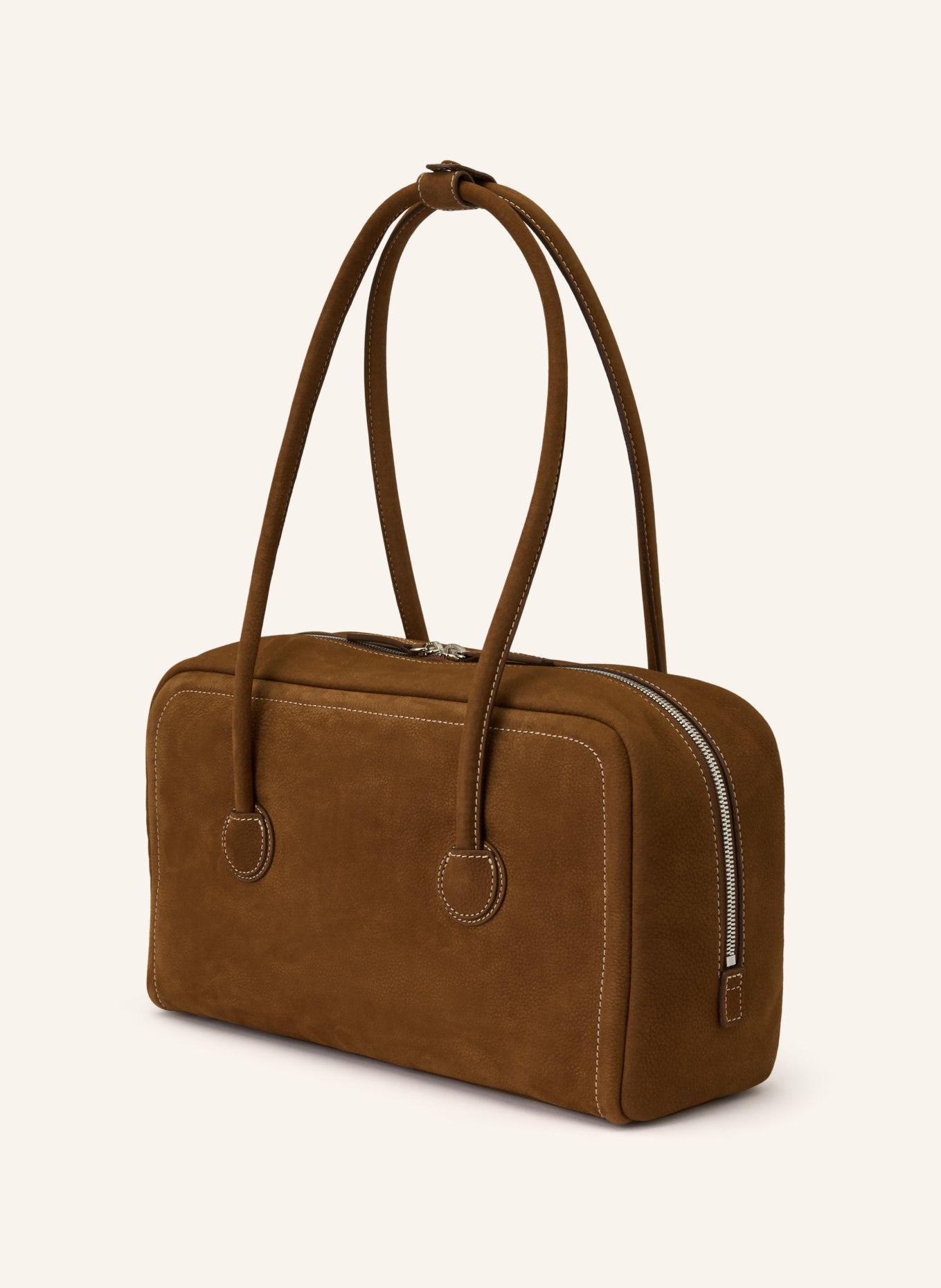 MARGE SHERWOOD Schultertasche SOFT BOSTON: BRAUN