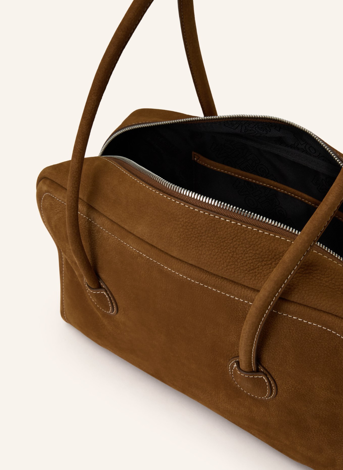 MARGE SHERWOOD Schultertasche SOFT BOSTON: BRAUN