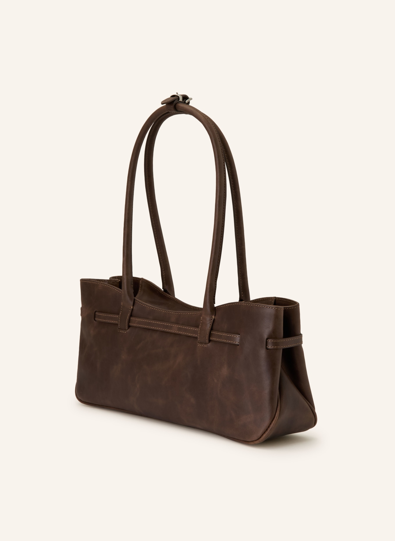 MARGE SHERWOOD Schultertasche GRANDMA USED: DUNKELBRAUN