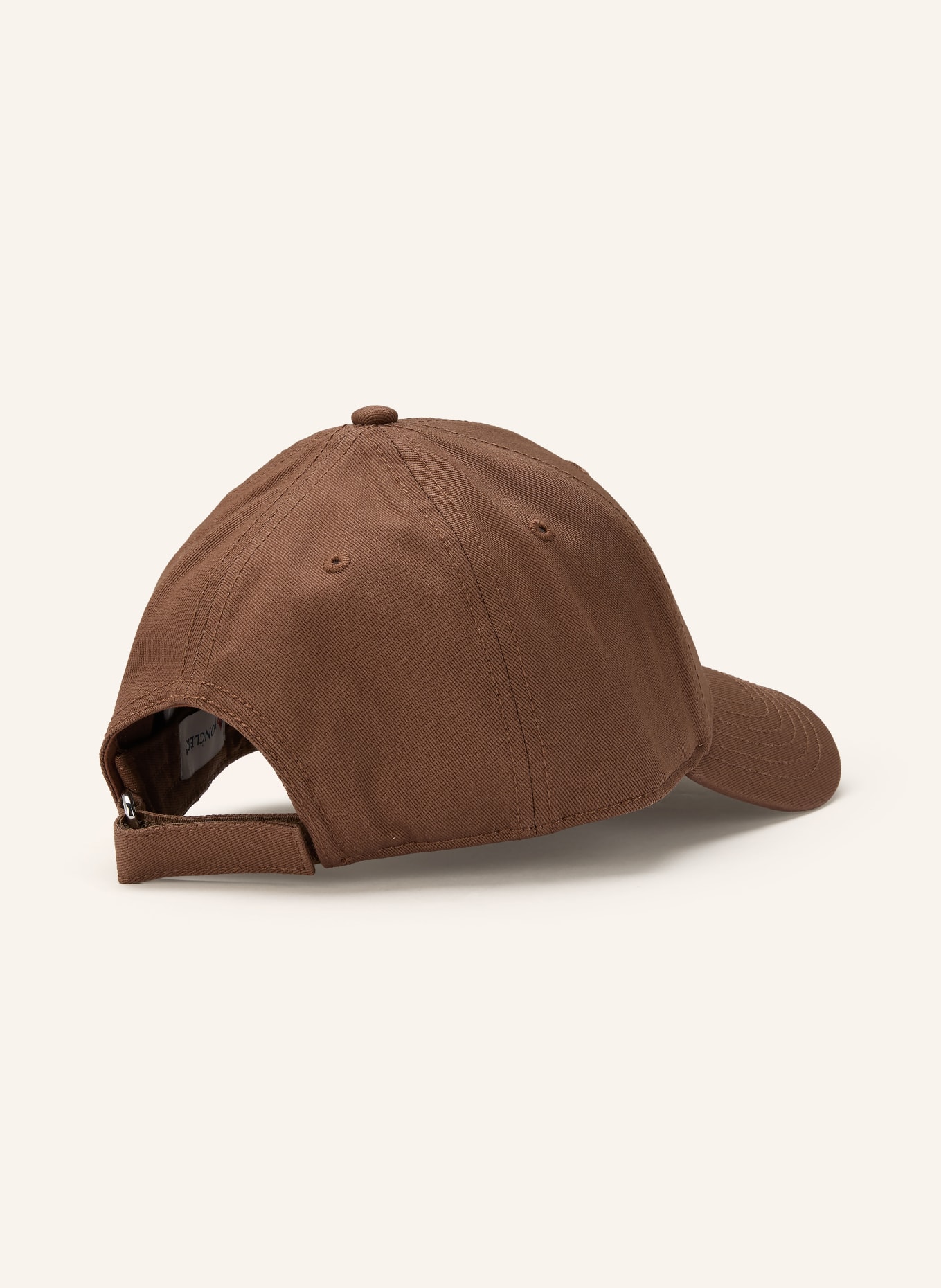 MONCLER čepice: HNĚDÁ