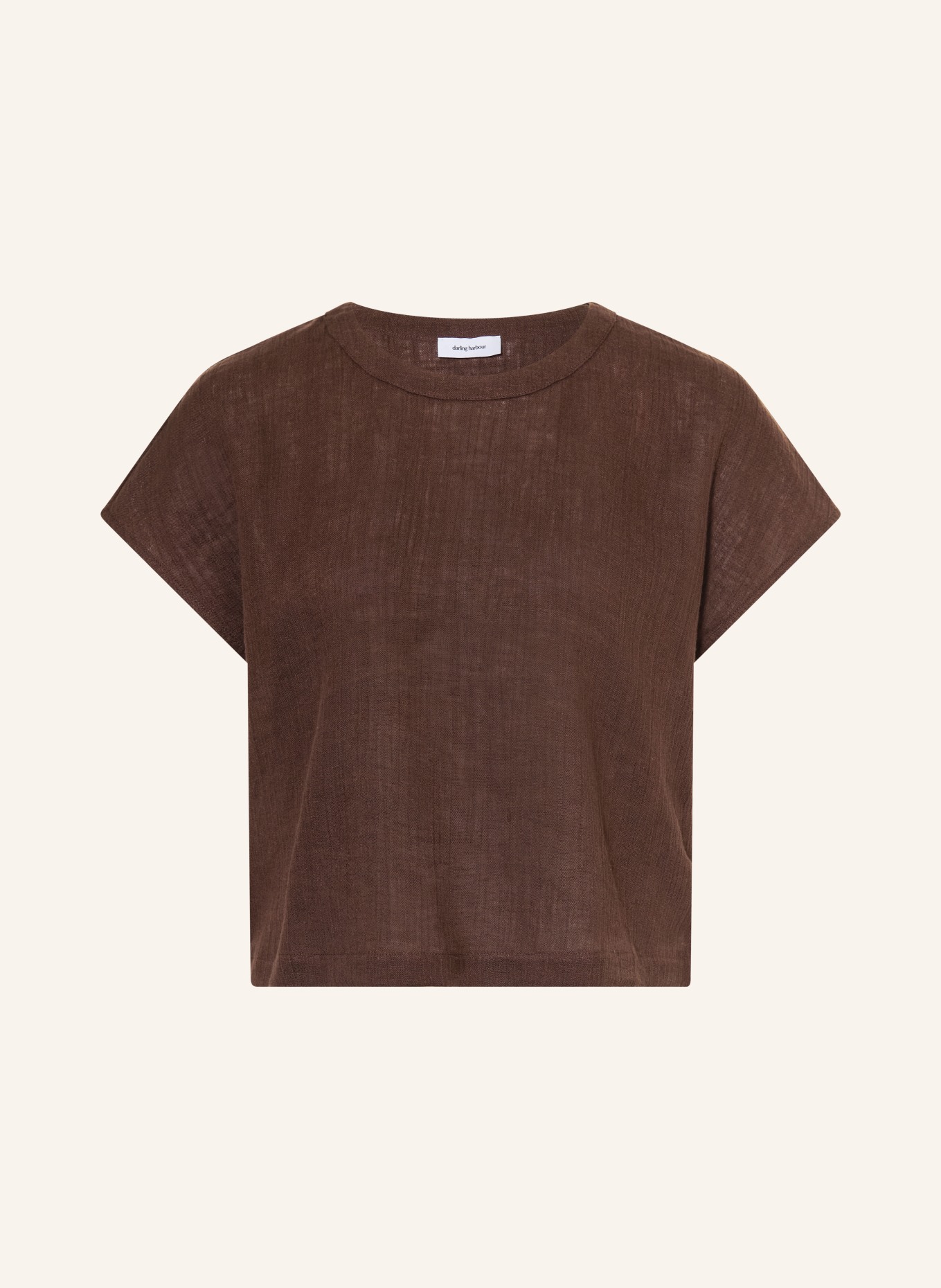 darling harbour Linnen overhemd: CHOCOLATE