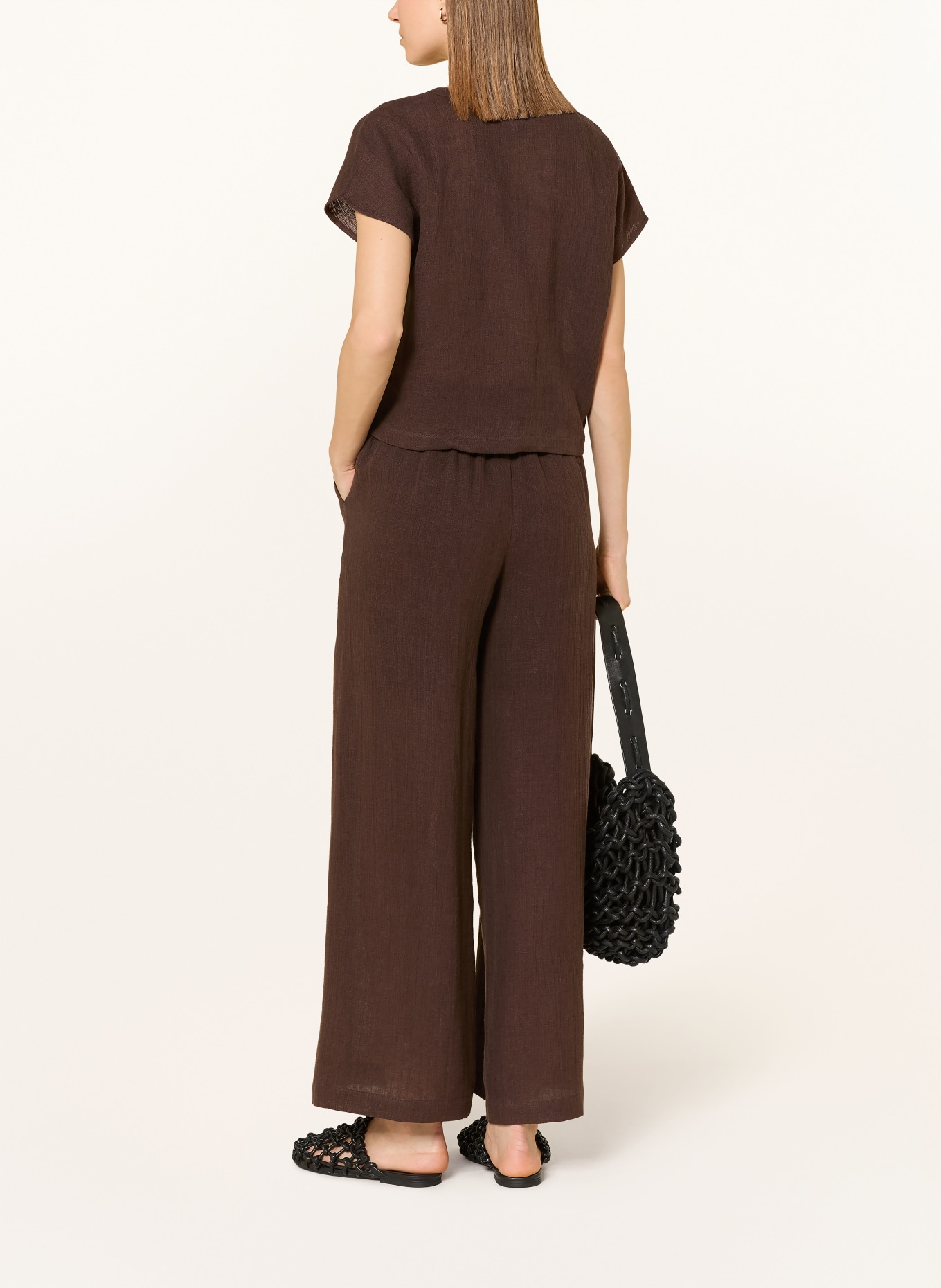 darling harbour Linnen overhemd: CHOCOLATE