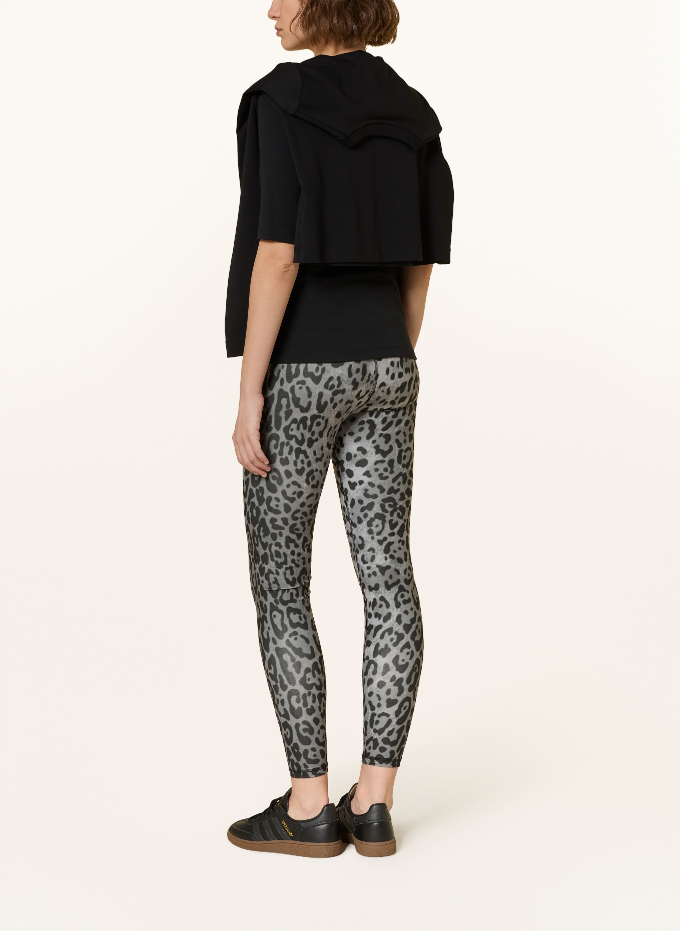 Juvia Leggings PAMELA: GRAU / SCHWARZ