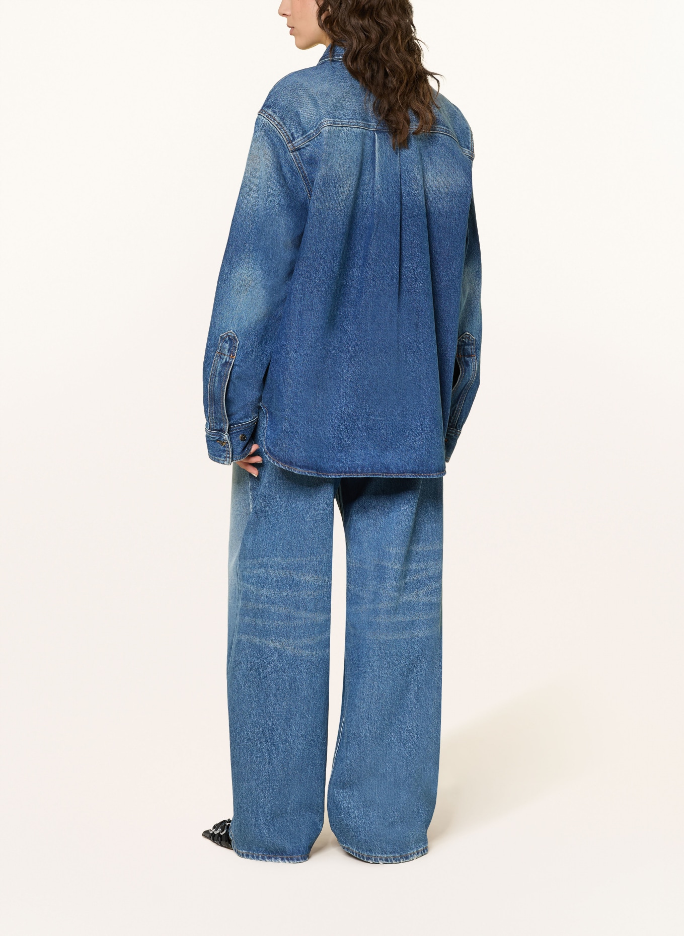 HAIKURE Džíny s širokými nohavicemi BETHANY: L0911 REAL BLUE