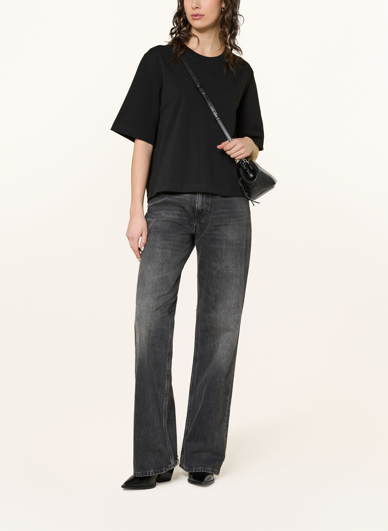 HAIKURE Straight jeans KOREA: L902C AUTHENTIC BLACK