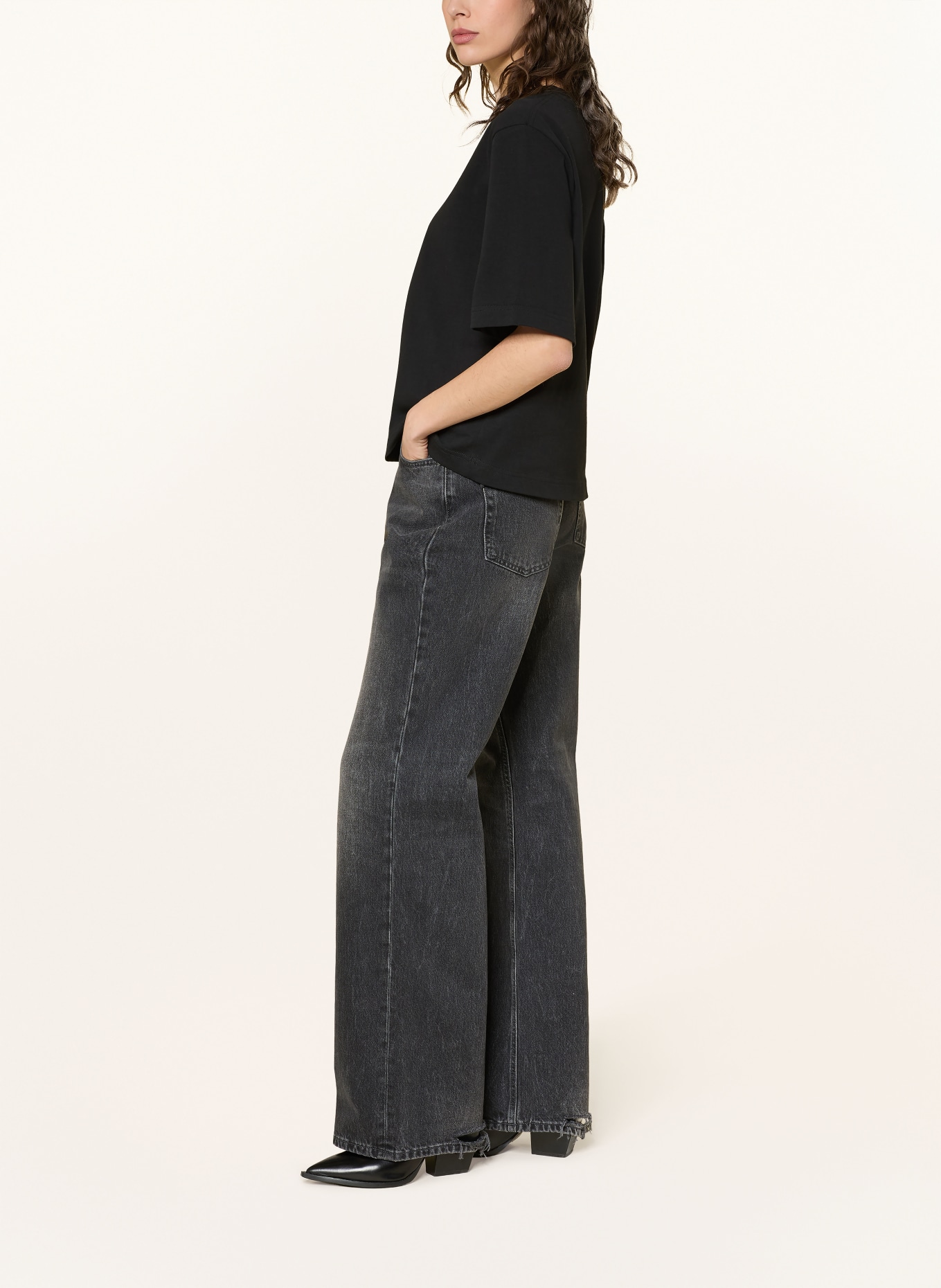 HAIKURE Straight Jeans KOREA: L902C AUTHENTIC BLACK