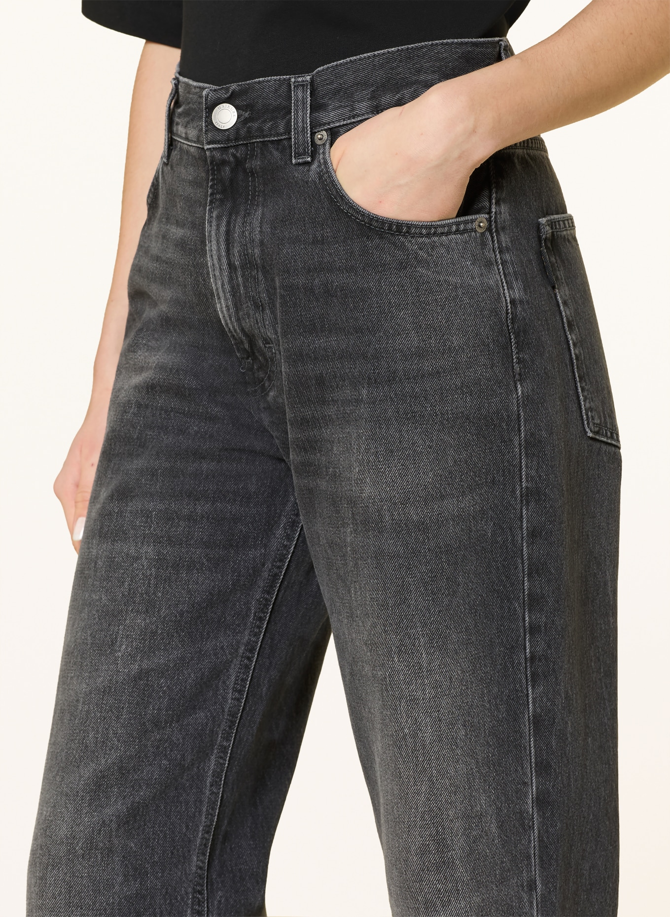 HAIKURE Straight Jeans KOREA: L902C AUTHENTIC BLACK