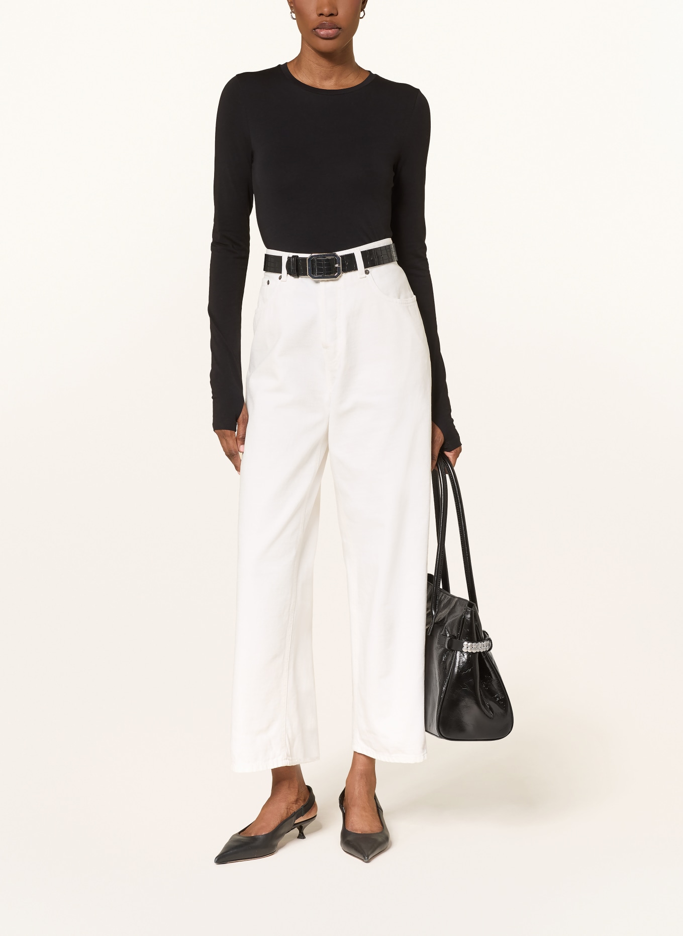 HAIKURE Rovné džíny BETTY BULL: T0341 OFF WHITE