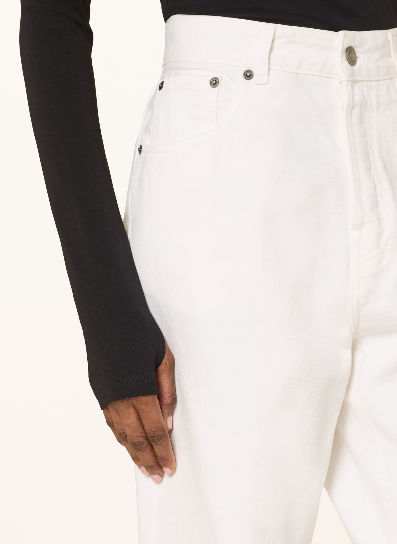 HAIKURE Rovné džíny BETTY BULL: T0341 OFF WHITE