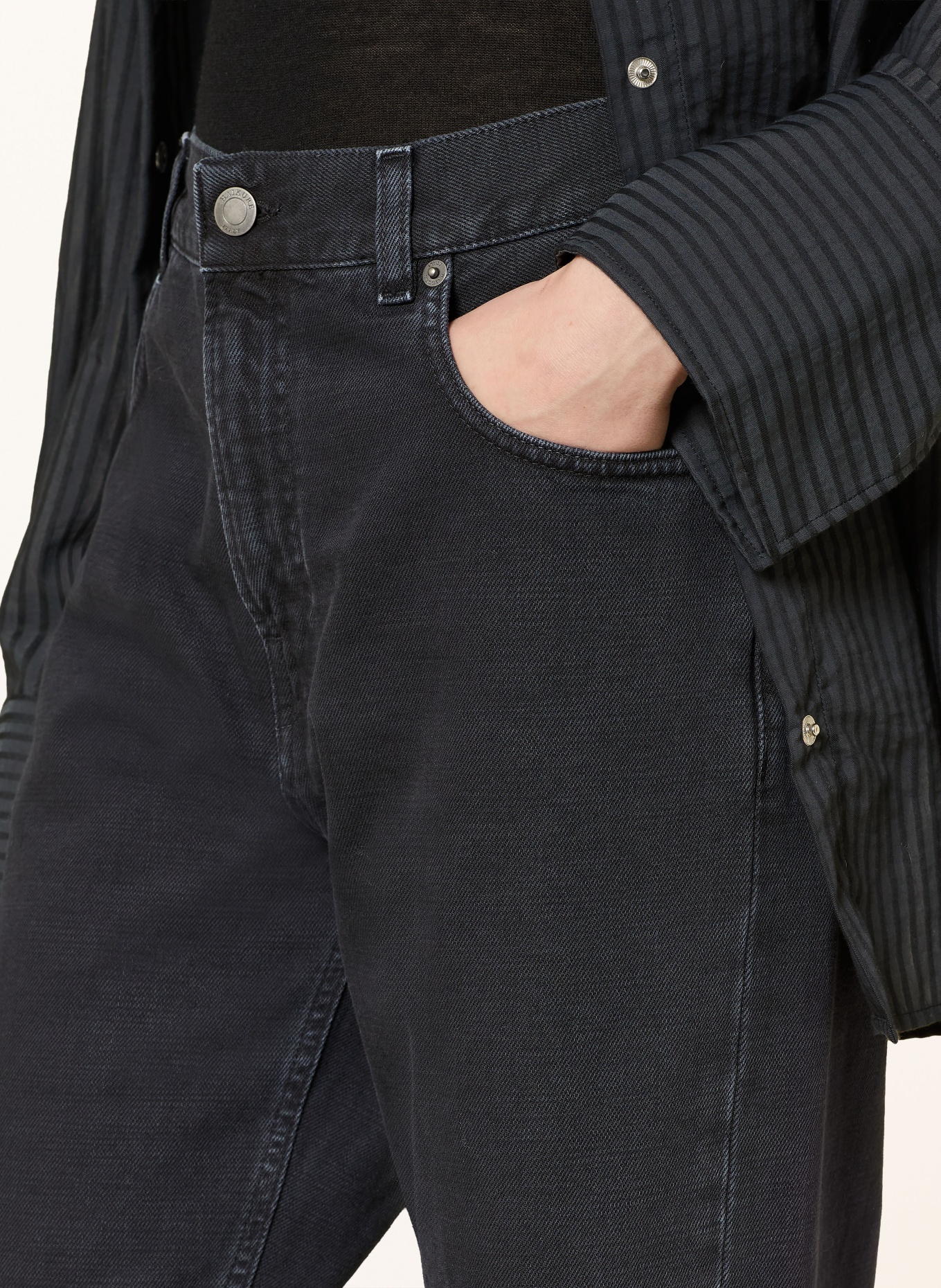 HAIKURE Straight Jeans BONNIE BULL 44: T0491 CARBON