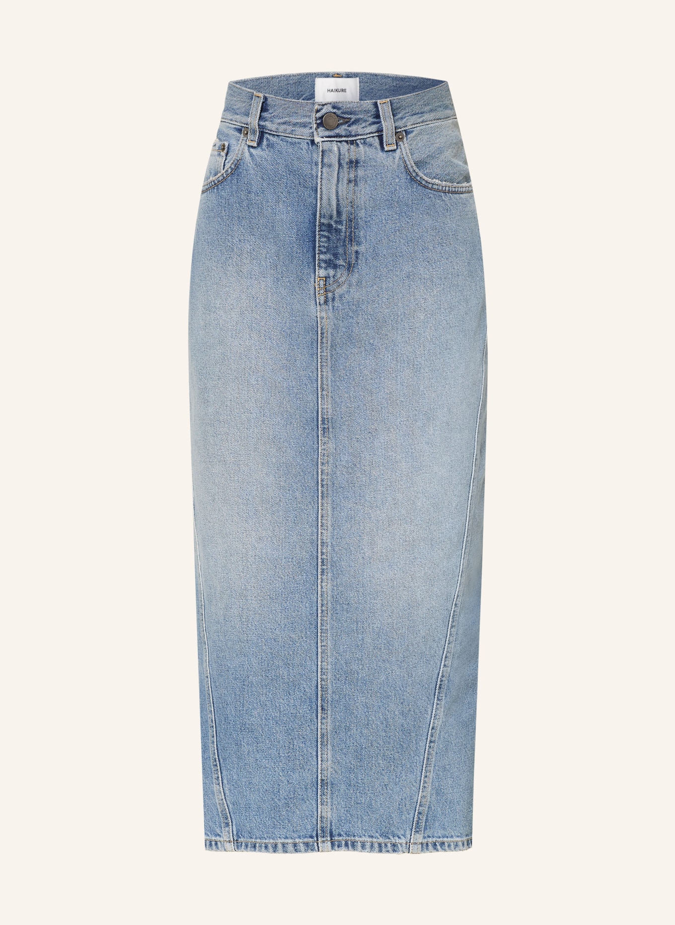 HAIKURE Jeansrock RICKA: HELLBLAU